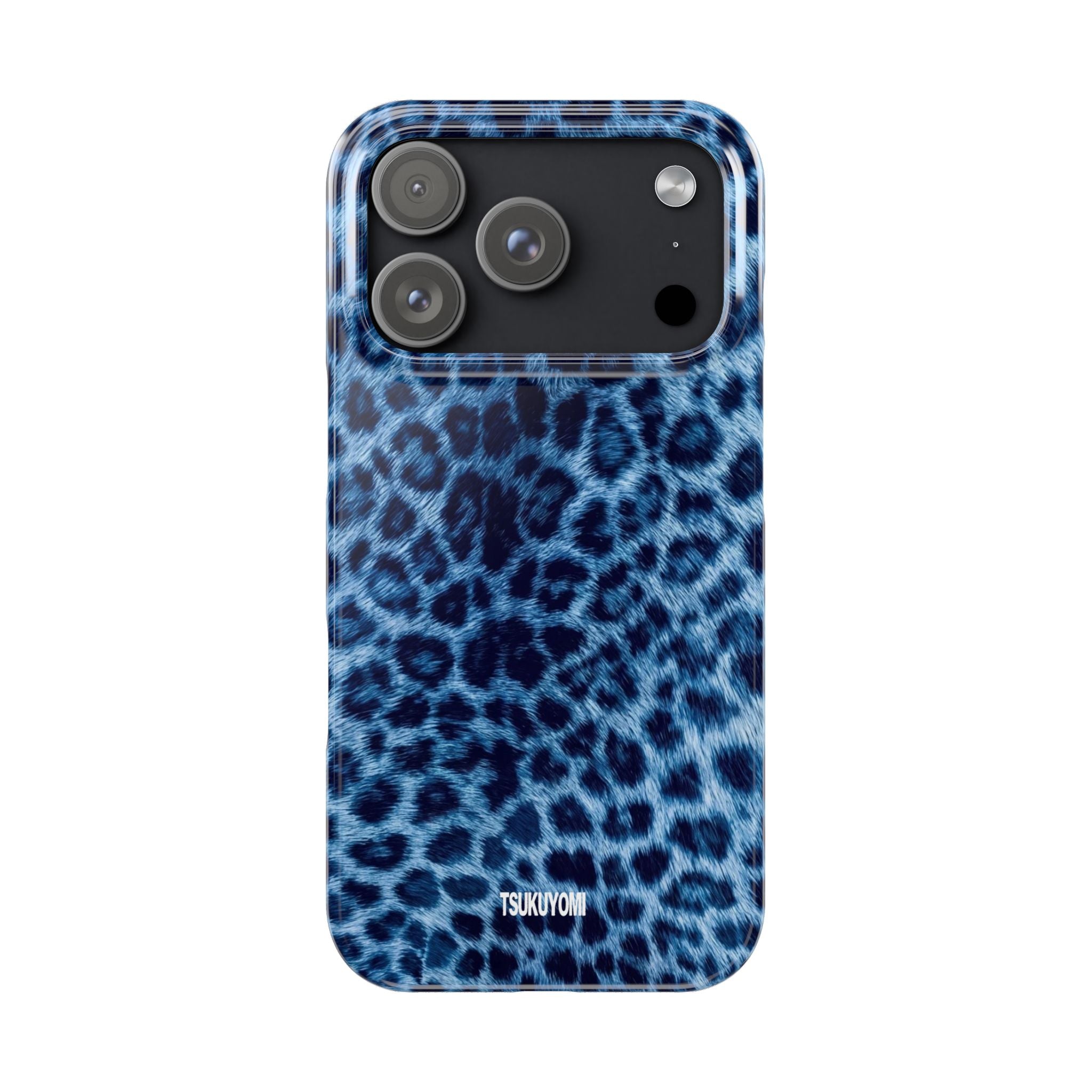 Blue Leopard Phone Case