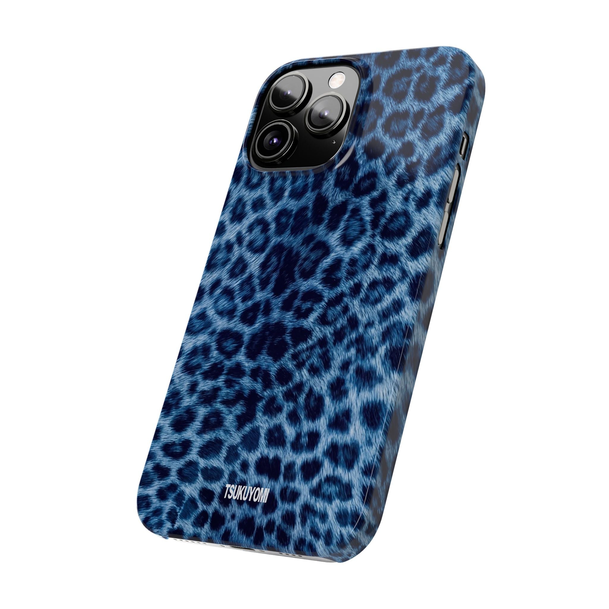 Blue Leopard Phone Case
