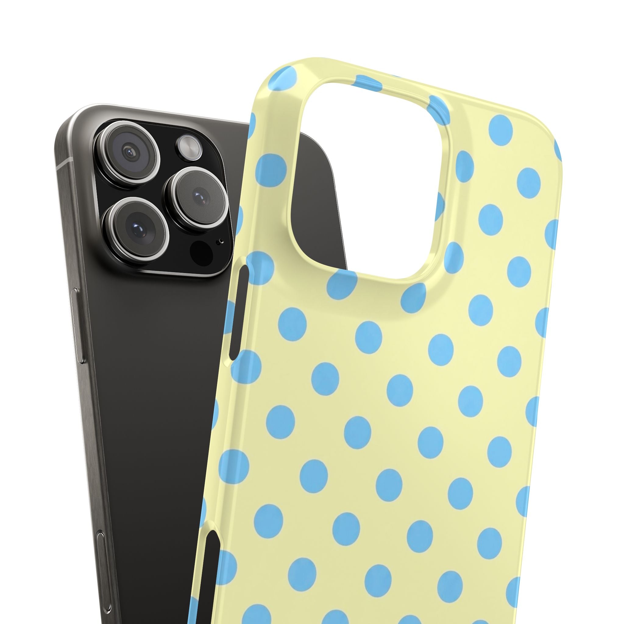 Morning in Capri Polka Dot Phone Case