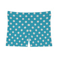 Blue Grotto Polka Dot Mini Shorts