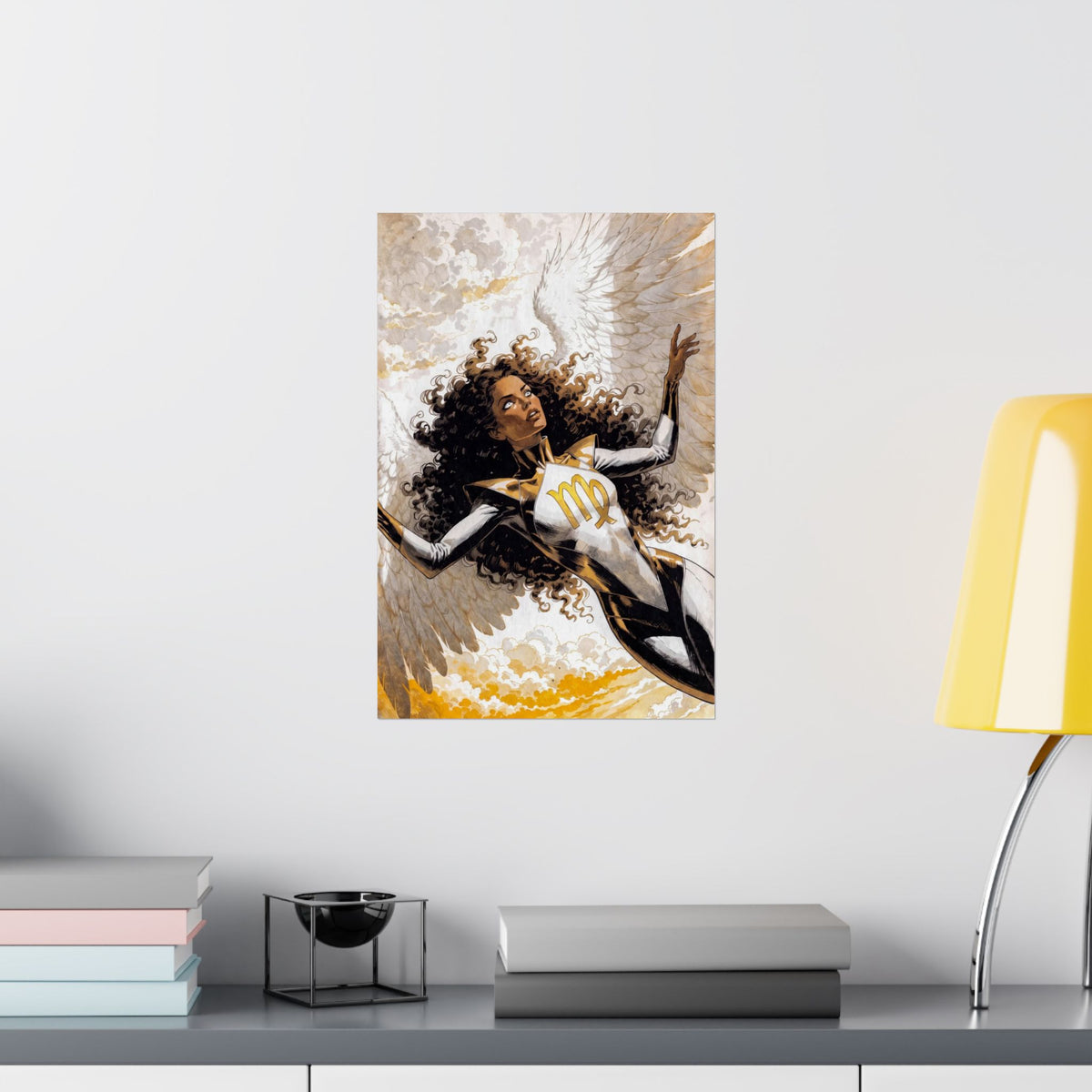 Virgo Superhero Art Print