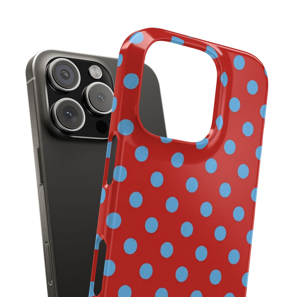 Riviera Romance Polka Dot Phone Case