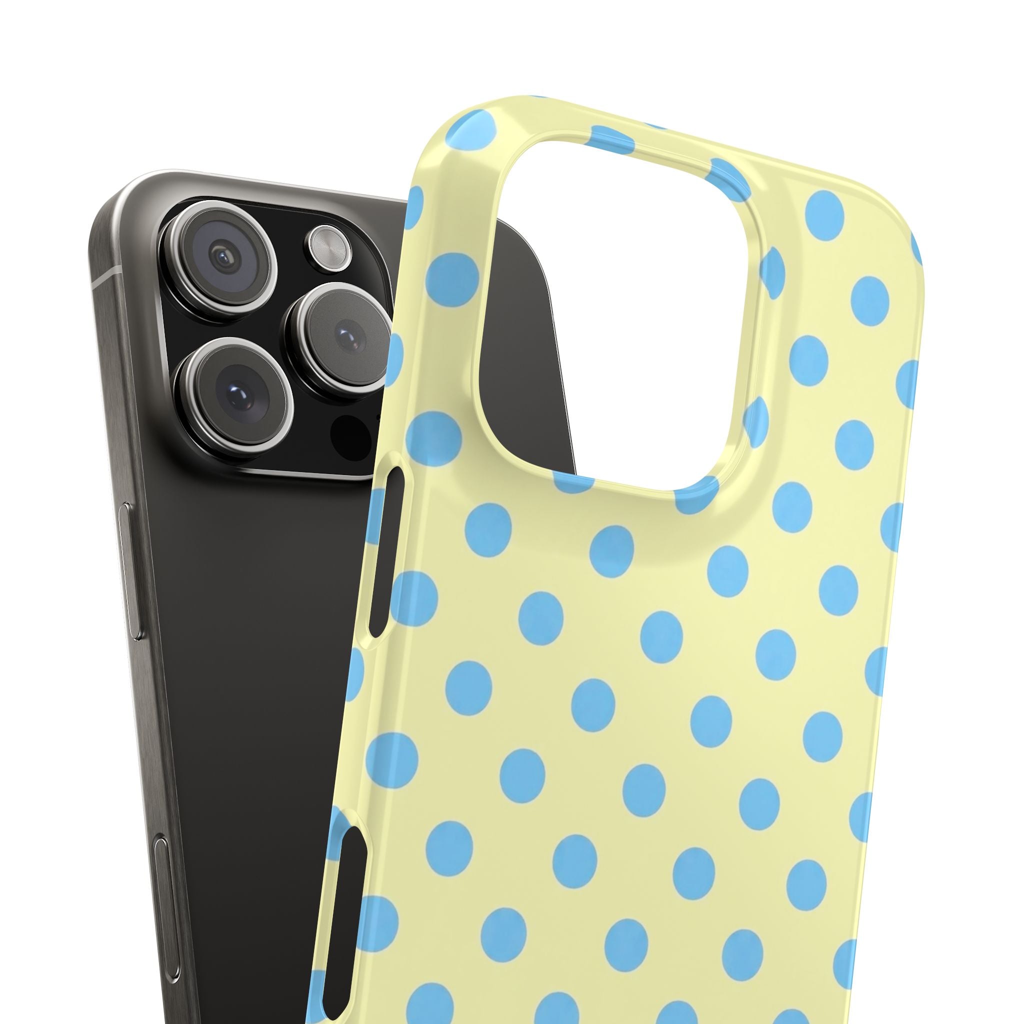 Morning in Capri Polka Dot Phone Case