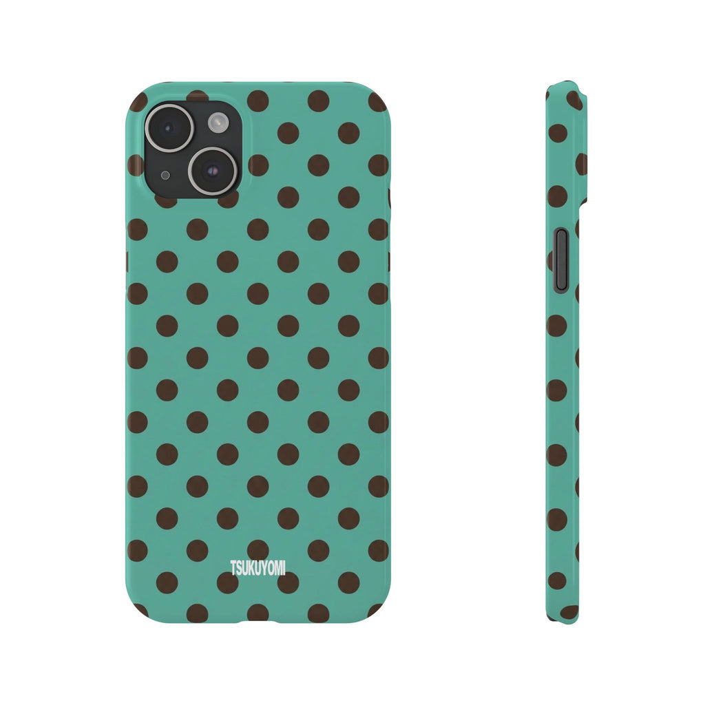 Palm Espresso Polka Dot Phone Case