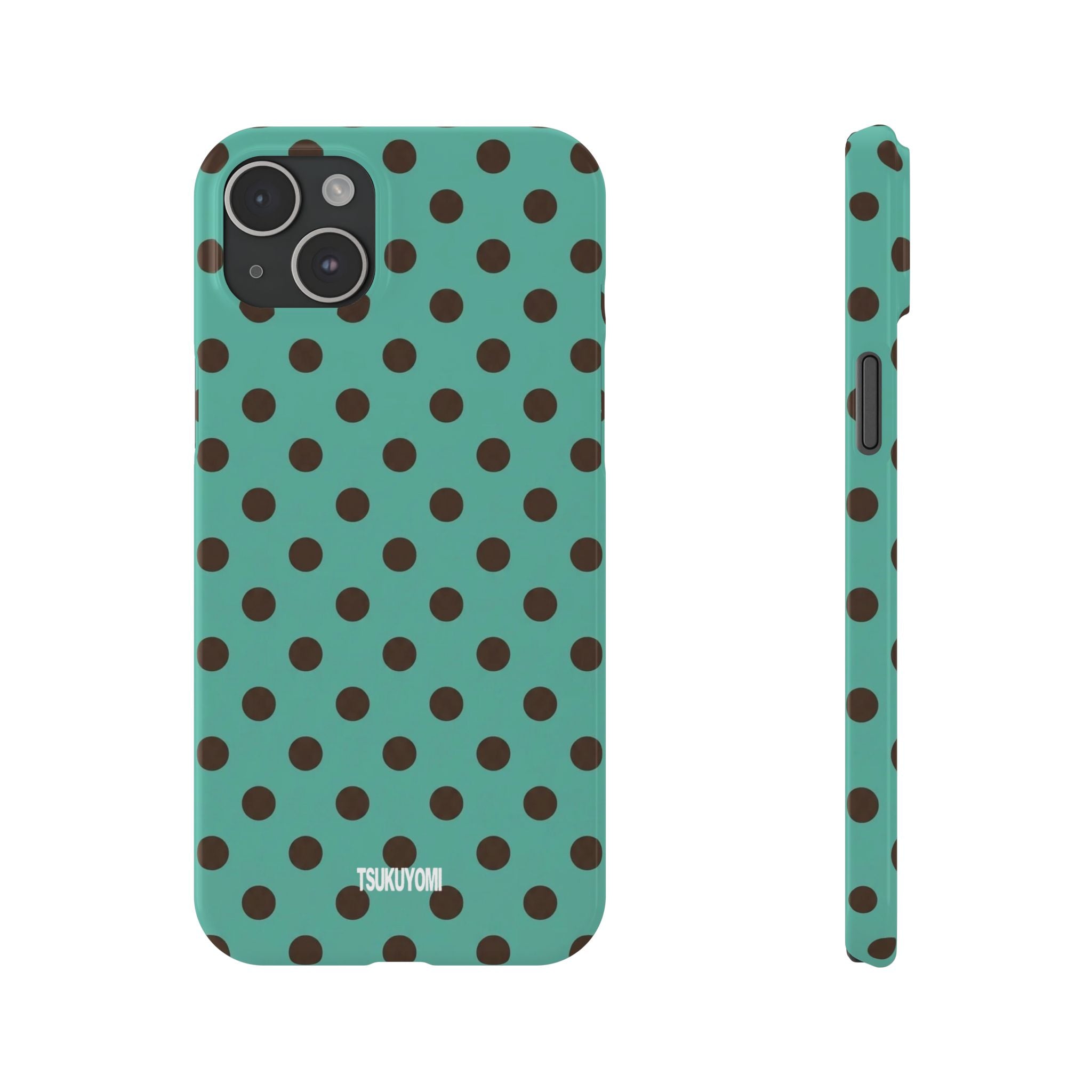 Palm Espresso Polka Dot Phone Case