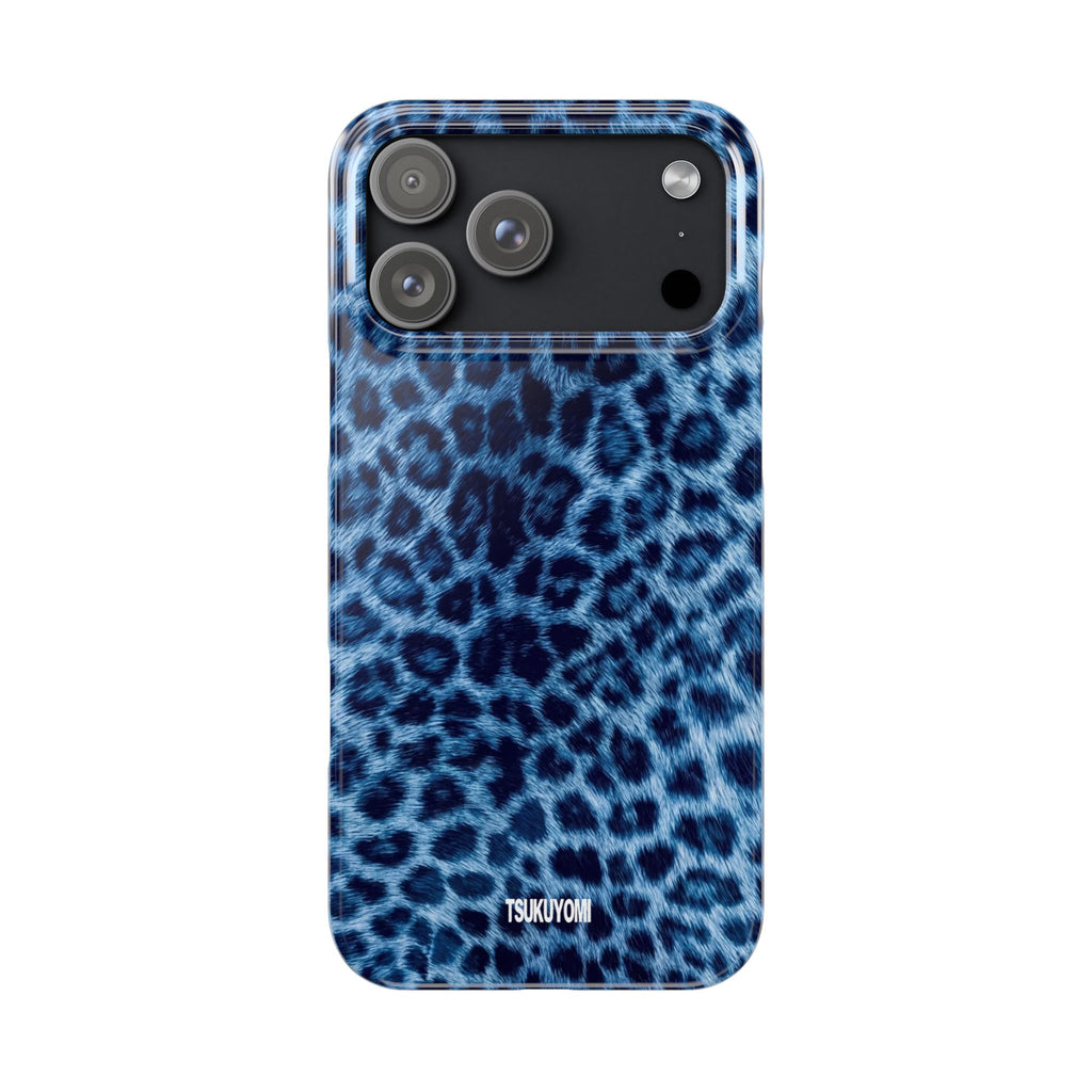Blue Leopard Phone Case