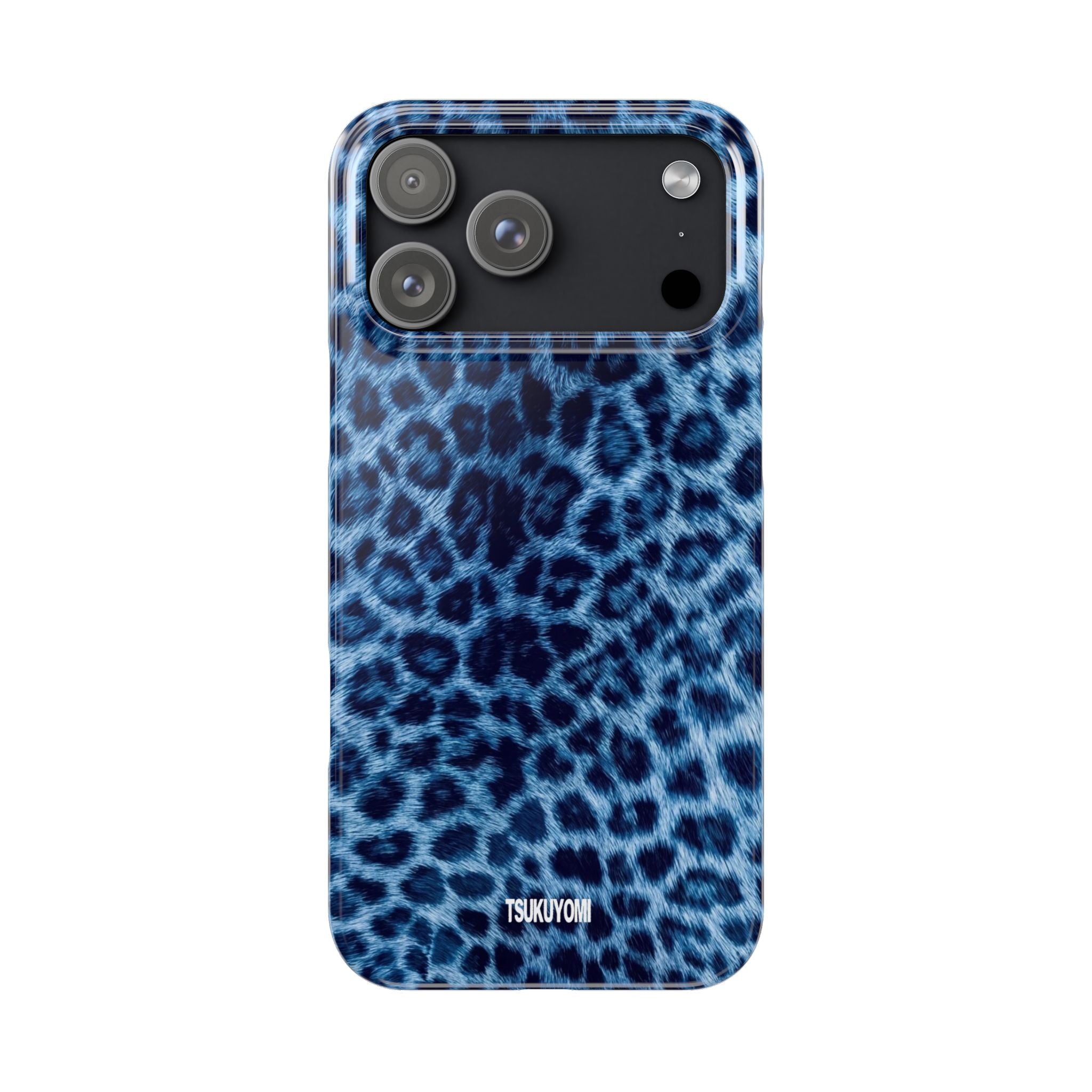 Blue Leopard Phone Case