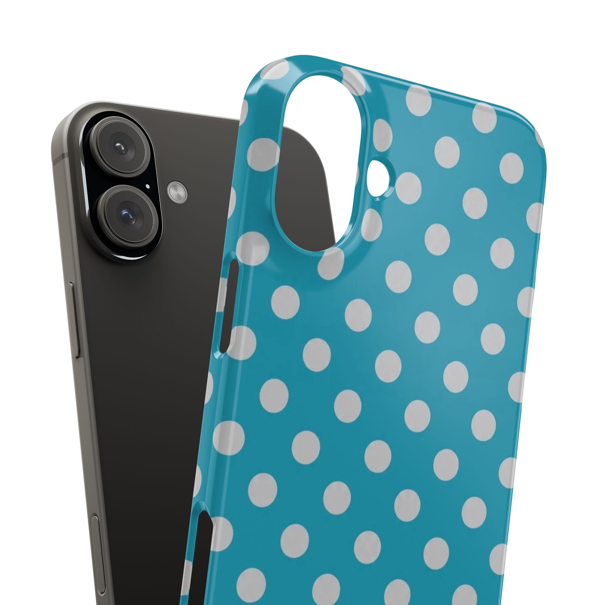 Blue Grotto Polka Dot Phone Case