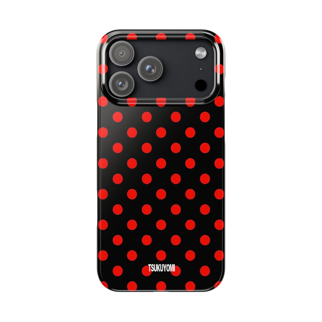 Black Widow Polka Dot Phone Case