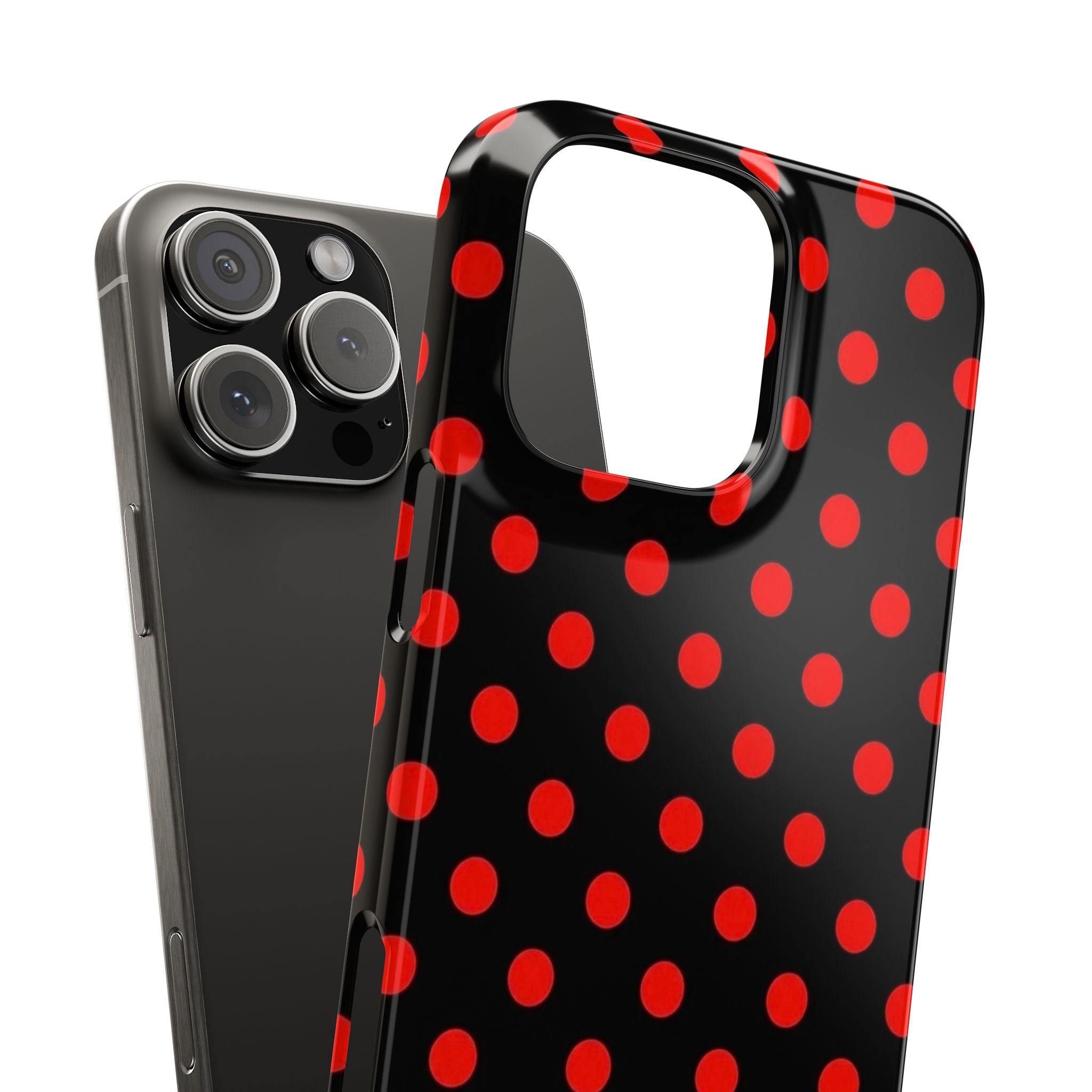 Black Widow Polka Dot Phone Case