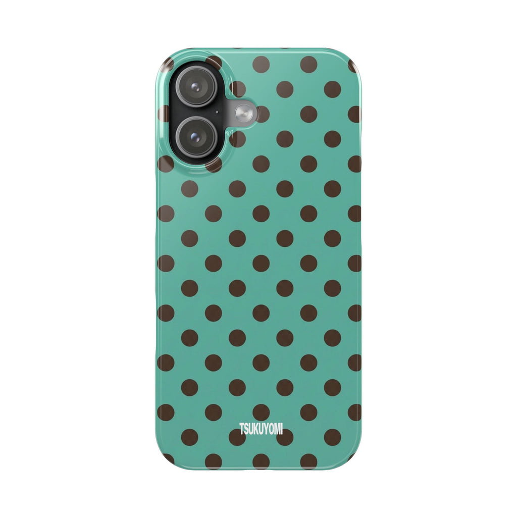 Palm Espresso Polka Dot Phone Case
