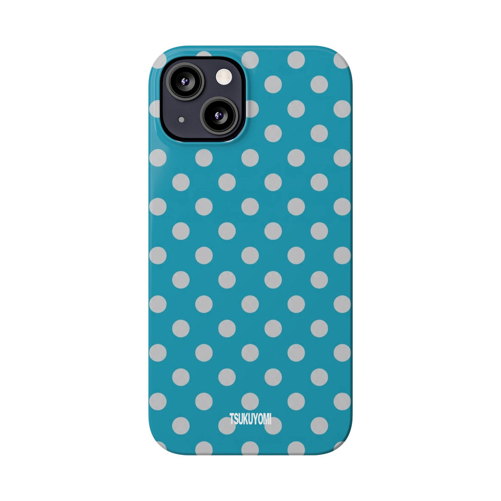 Blue Grotto Polka Dot Phone Case
