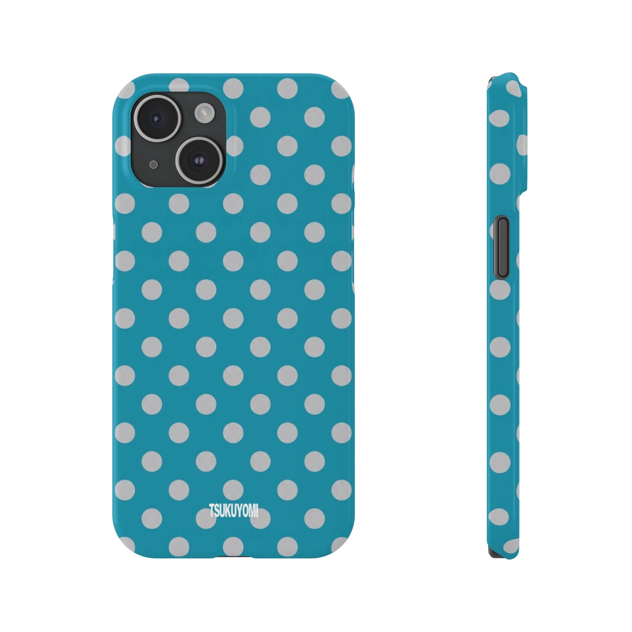 Blue Grotto Polka Dot Phone Case