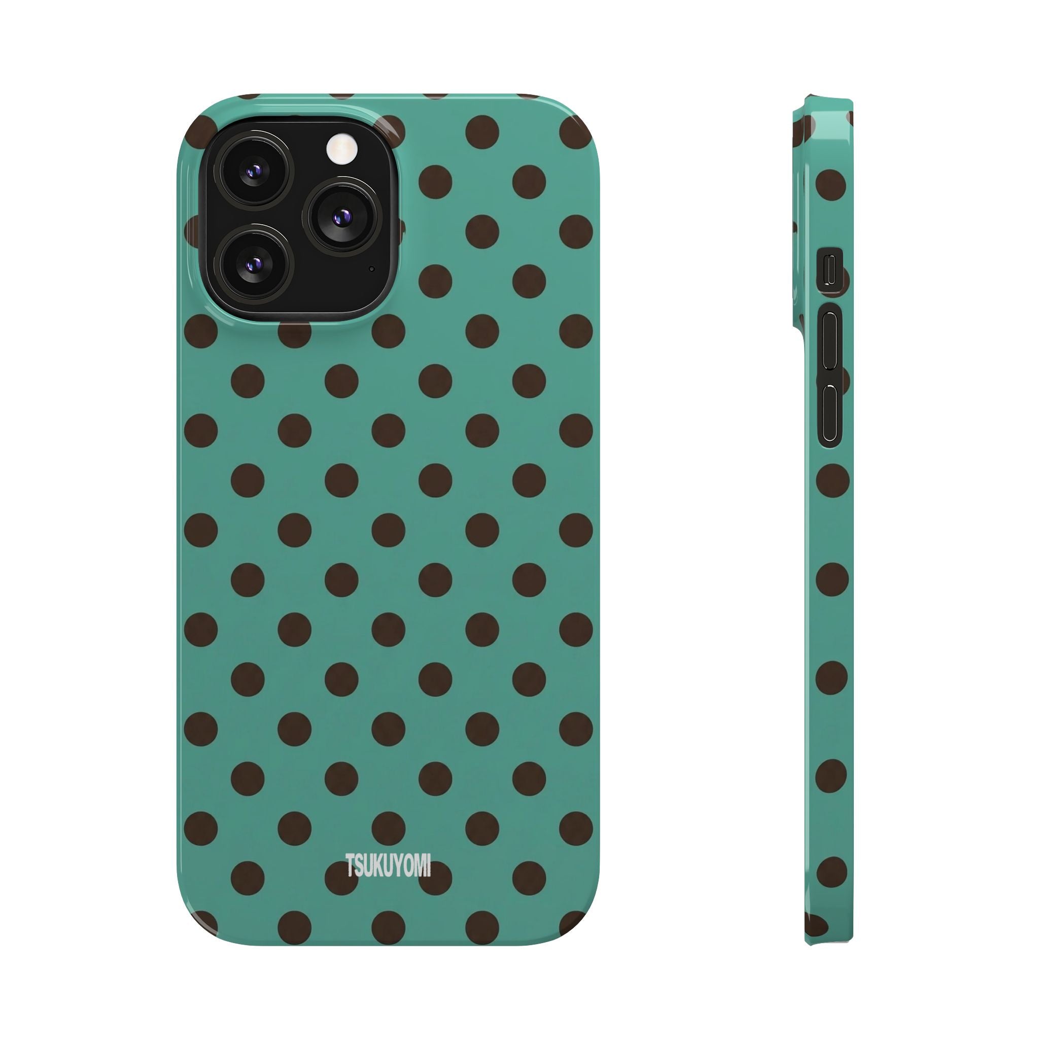 Palm Espresso Polka Dot Phone Case