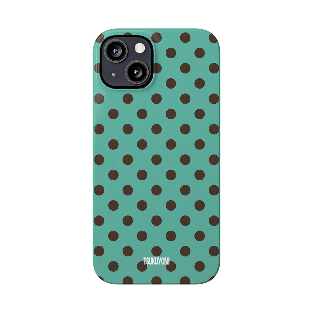 Palm Espresso Polka Dot Phone Case