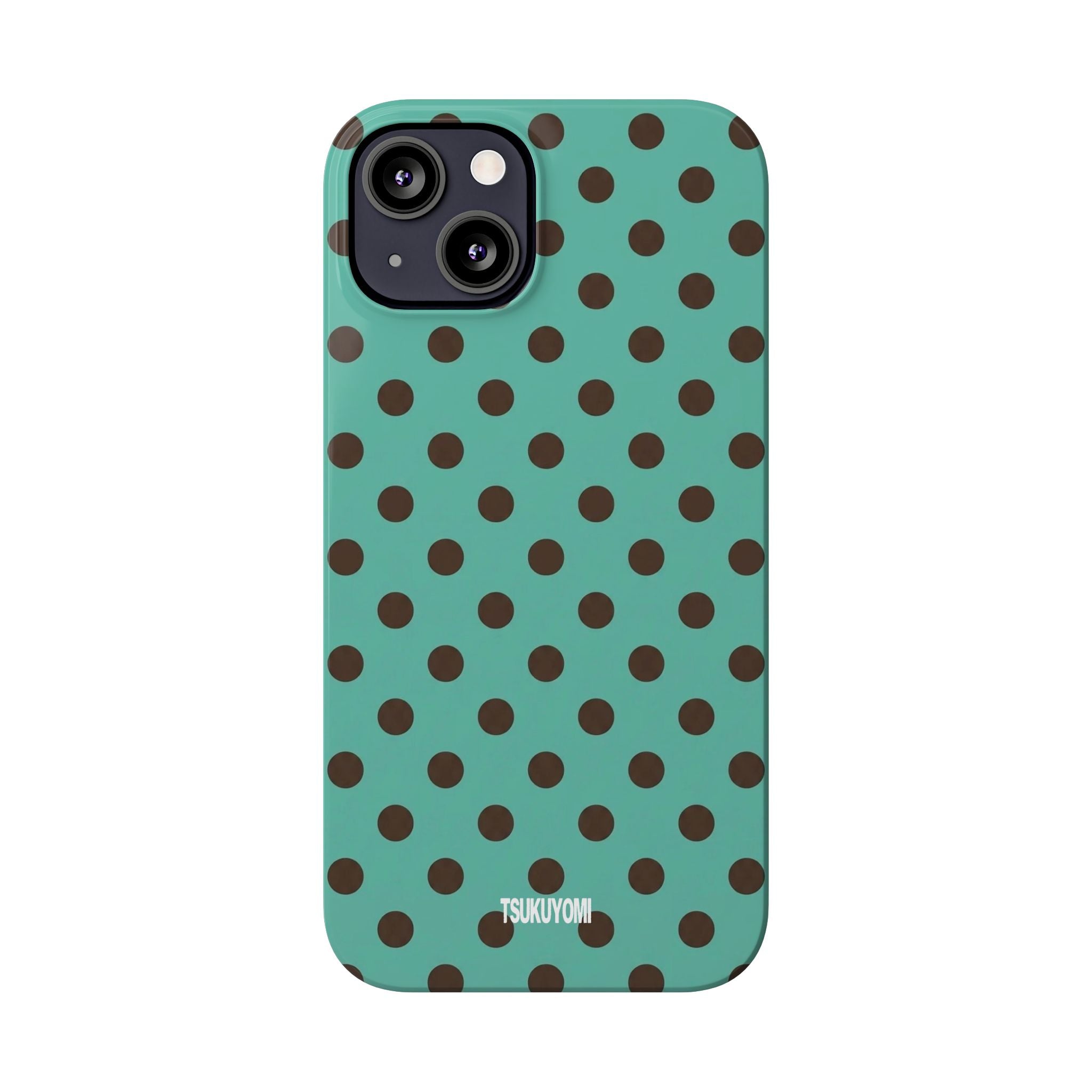 Palm Espresso Polka Dot Phone Case