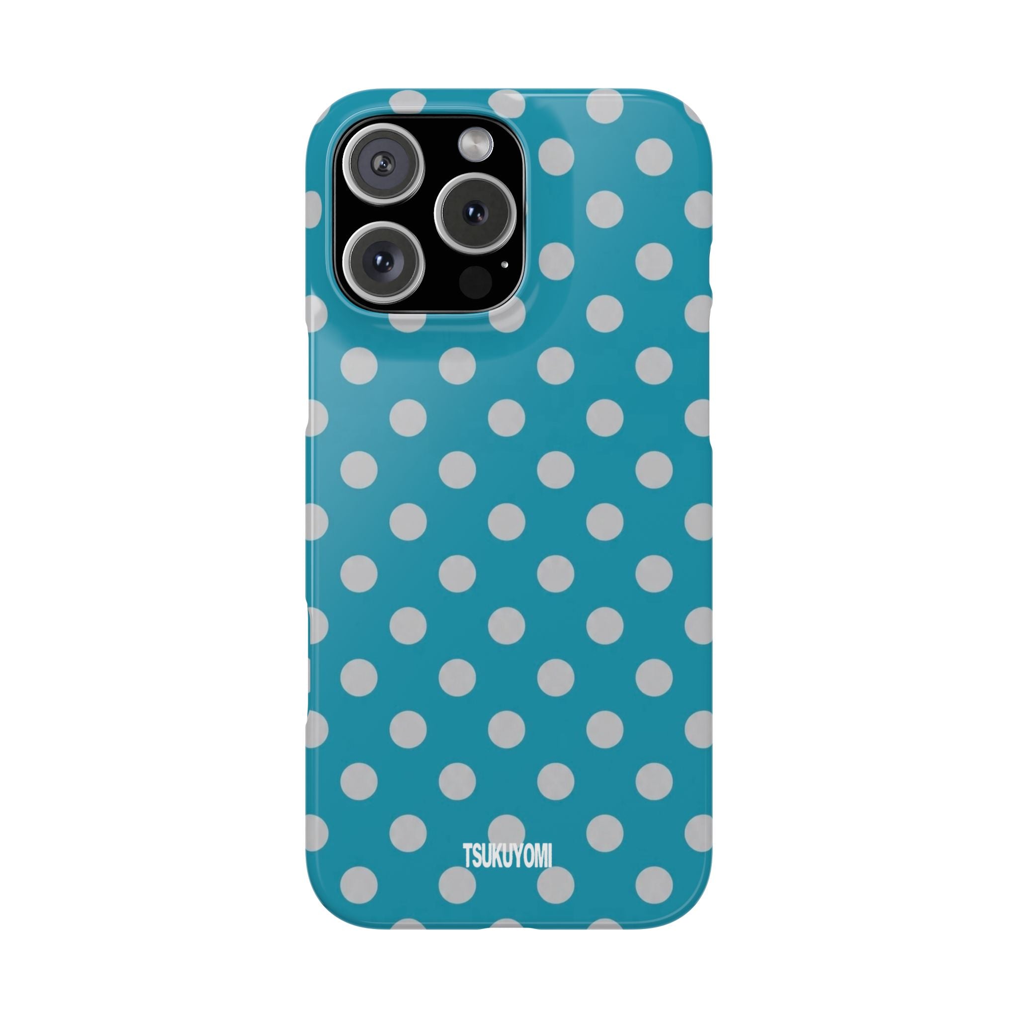 Blue Grotto Polka Dot Phone Case