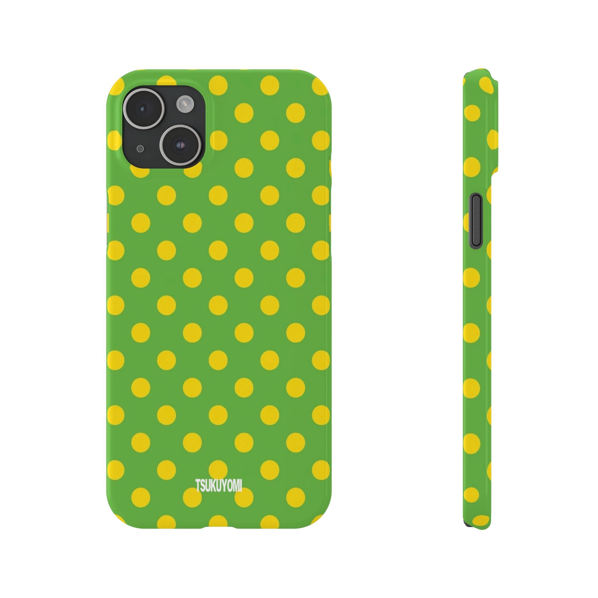 Lemon Belle Polka Dot Phone Case