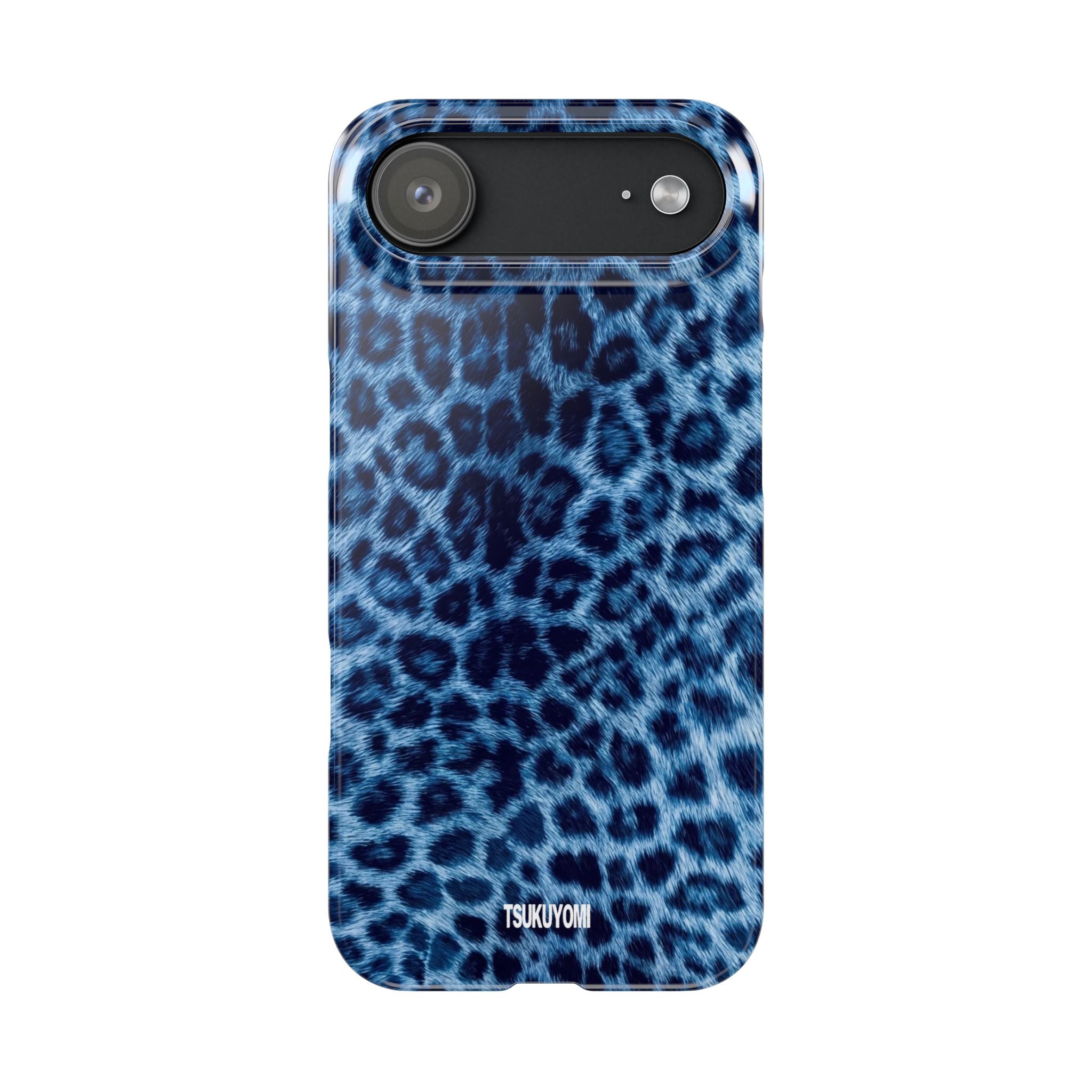 Blue Leopard Phone Case