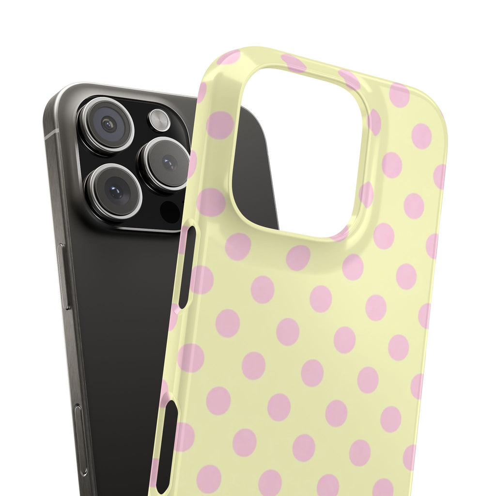 Sunday in Paris Polka Dot Phone Case