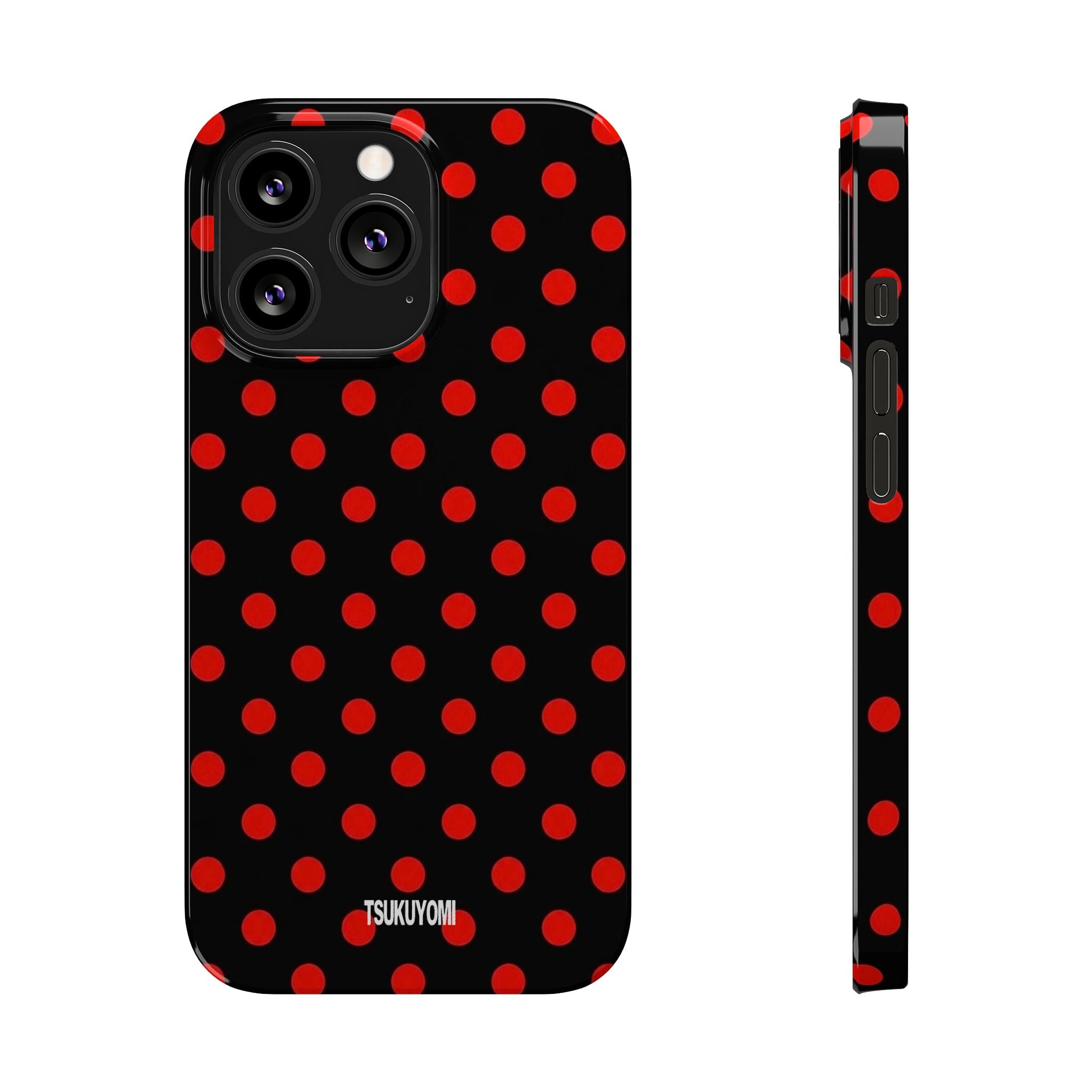 Black Widow Polka Dot Phone Case