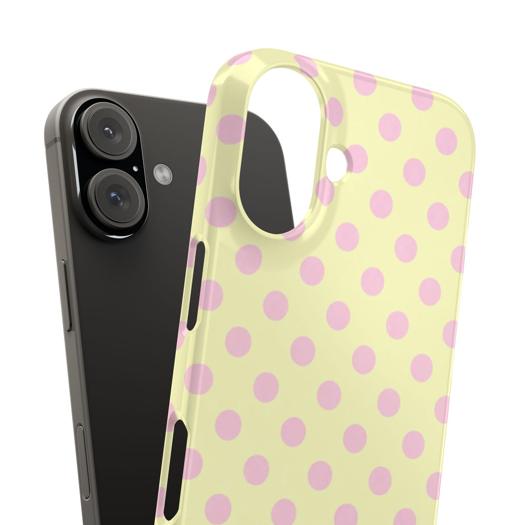 Sunday in Paris Polka Dot Phone Case