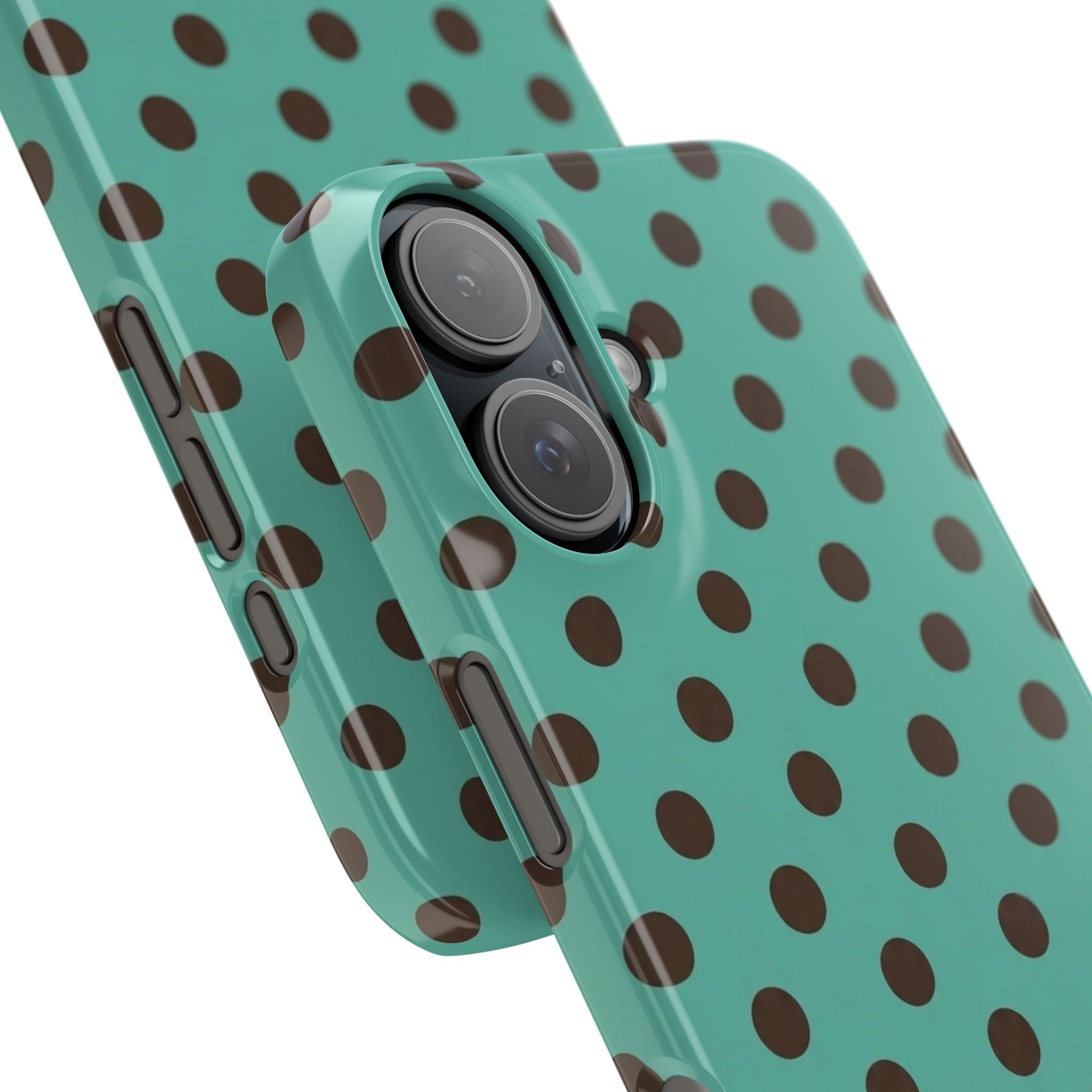 Palm Espresso Polka Dot Phone Case