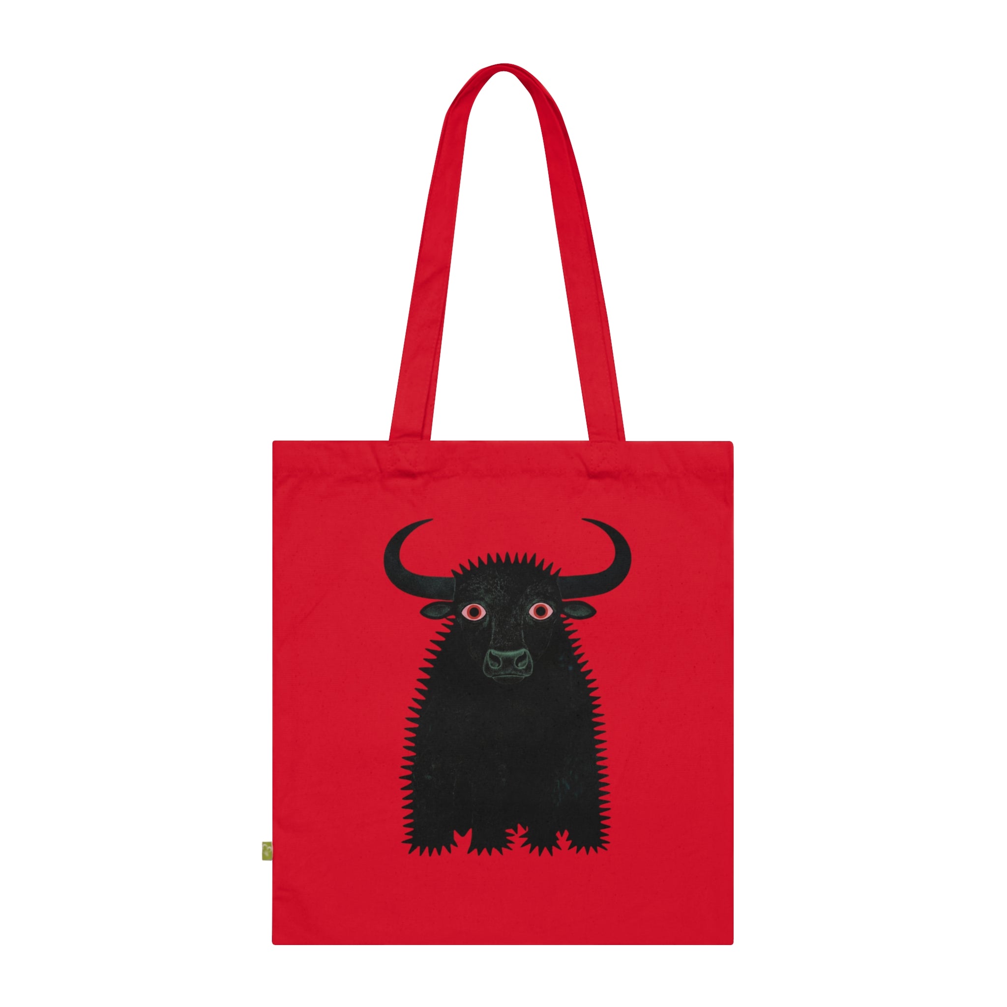 Taurus Shadow Bull - Gothic Organic Cotton Tote Bag