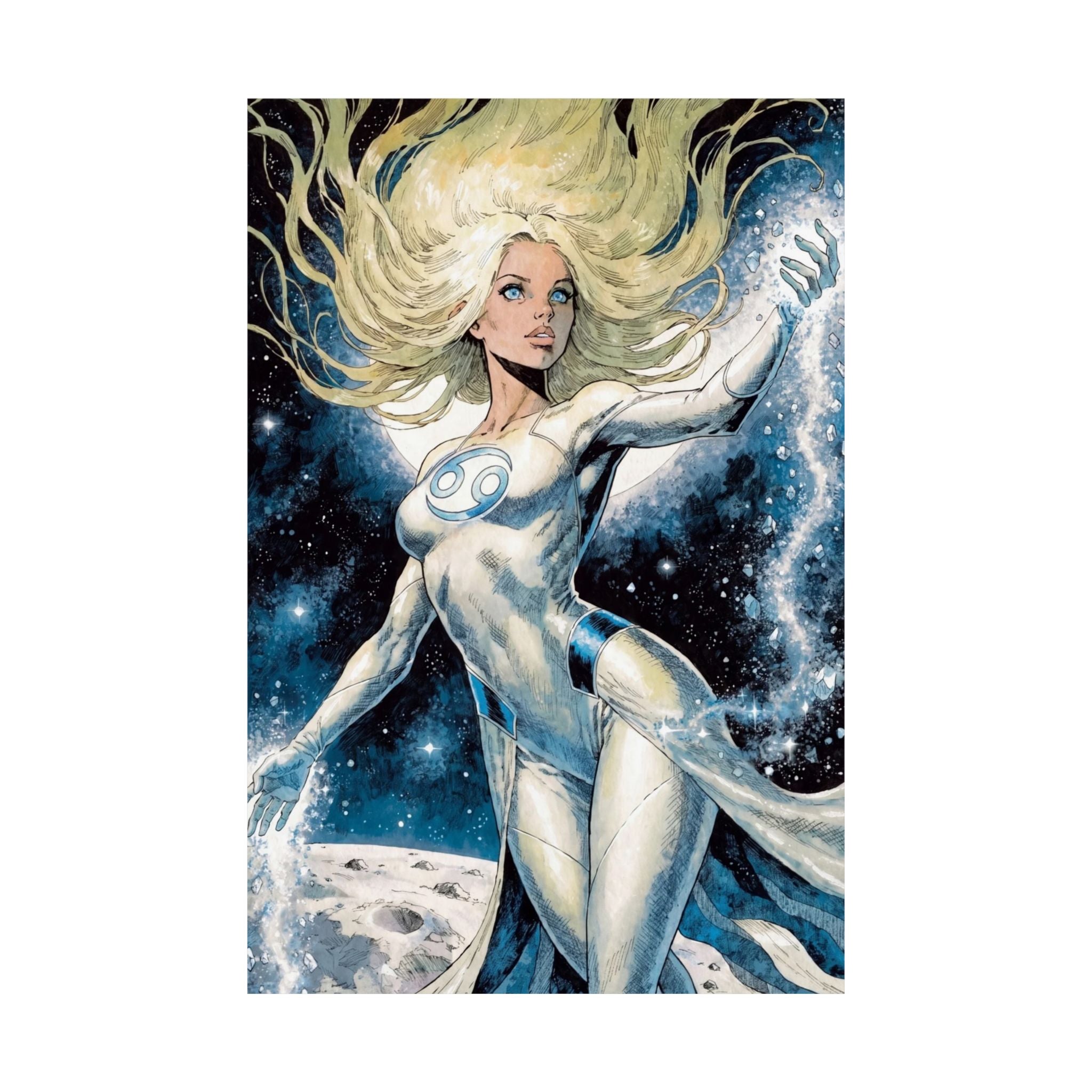 Cancer Superhero Art Print