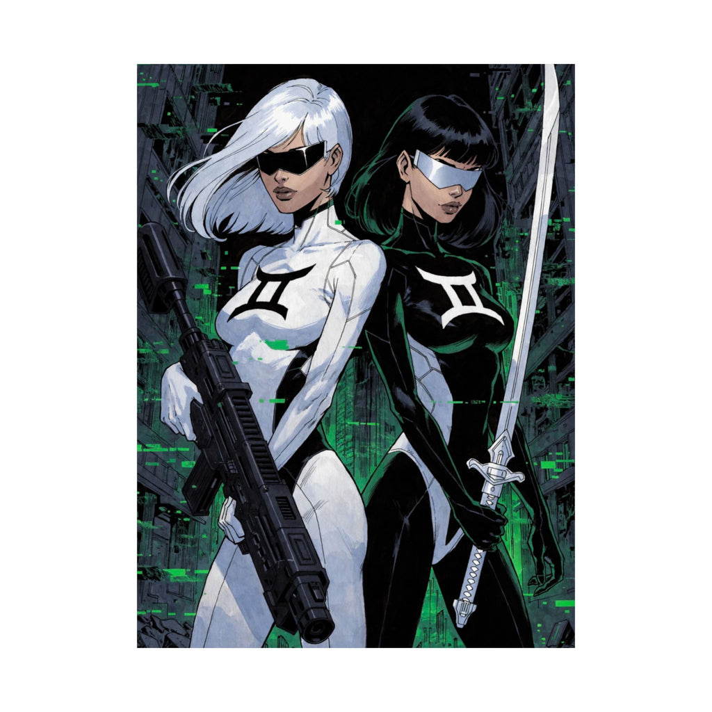Gemini Superhero Art Print