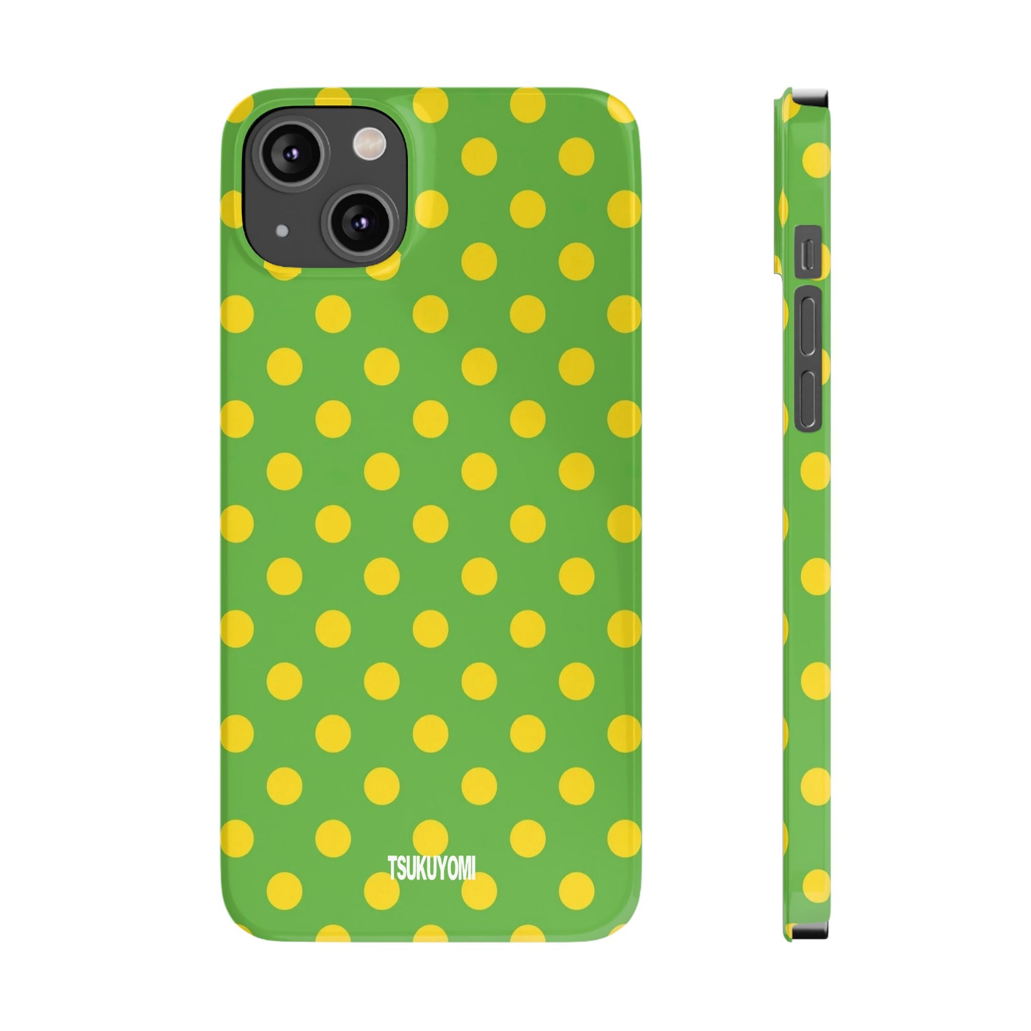 Lemon Belle Polka Dot Phone Case