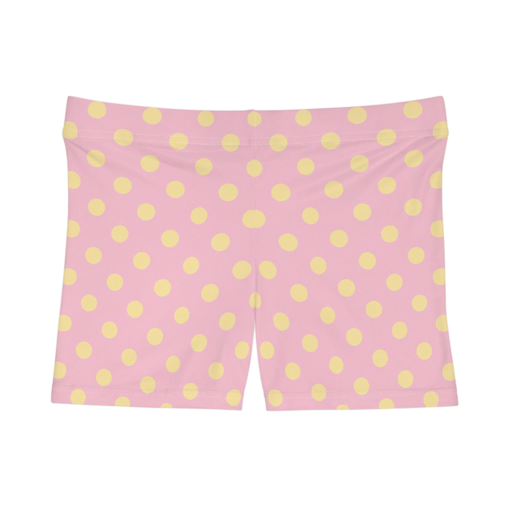 Strawberry Butter Polka Dot Mini Shorts