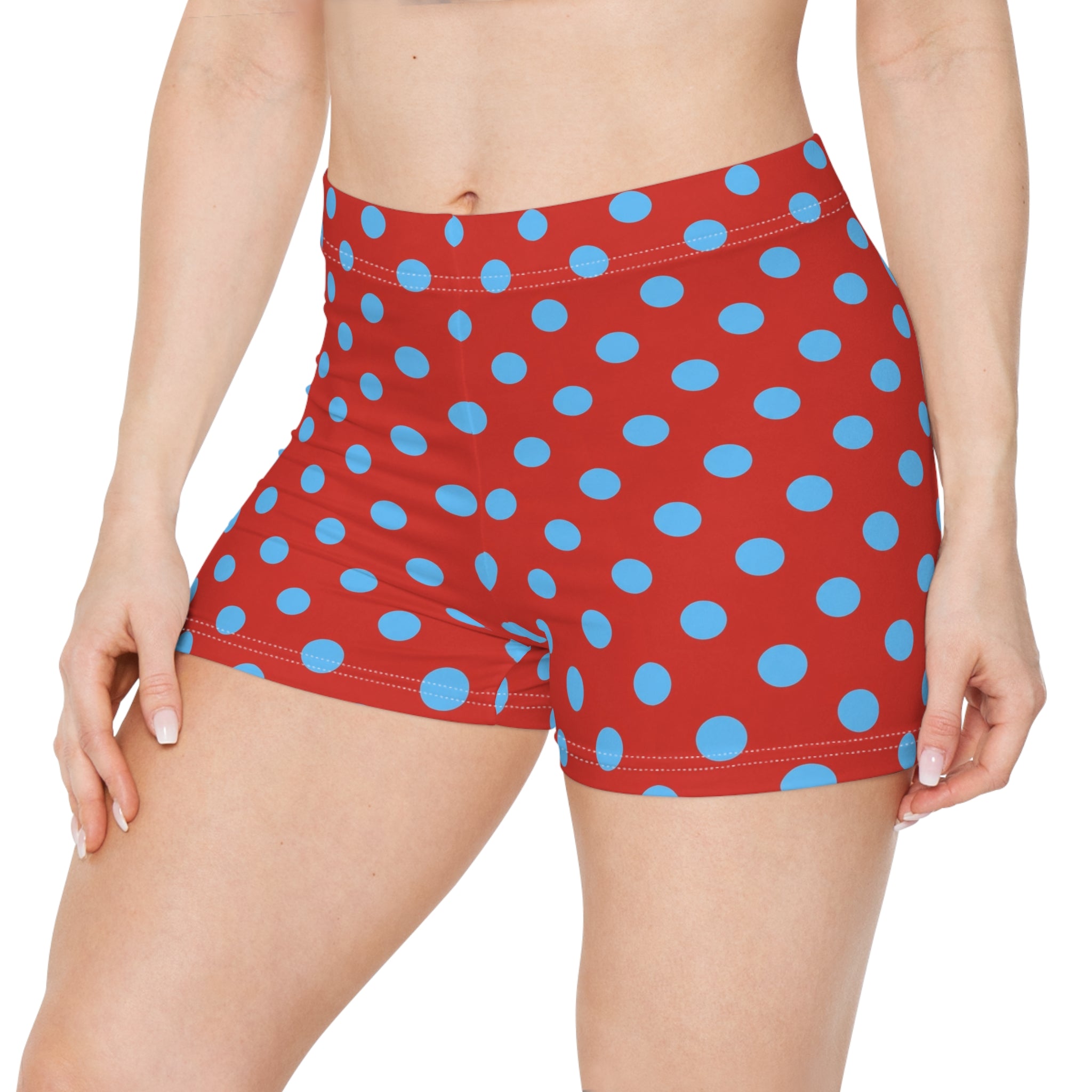 Riviera Romance Polka Dot Mini Shorts