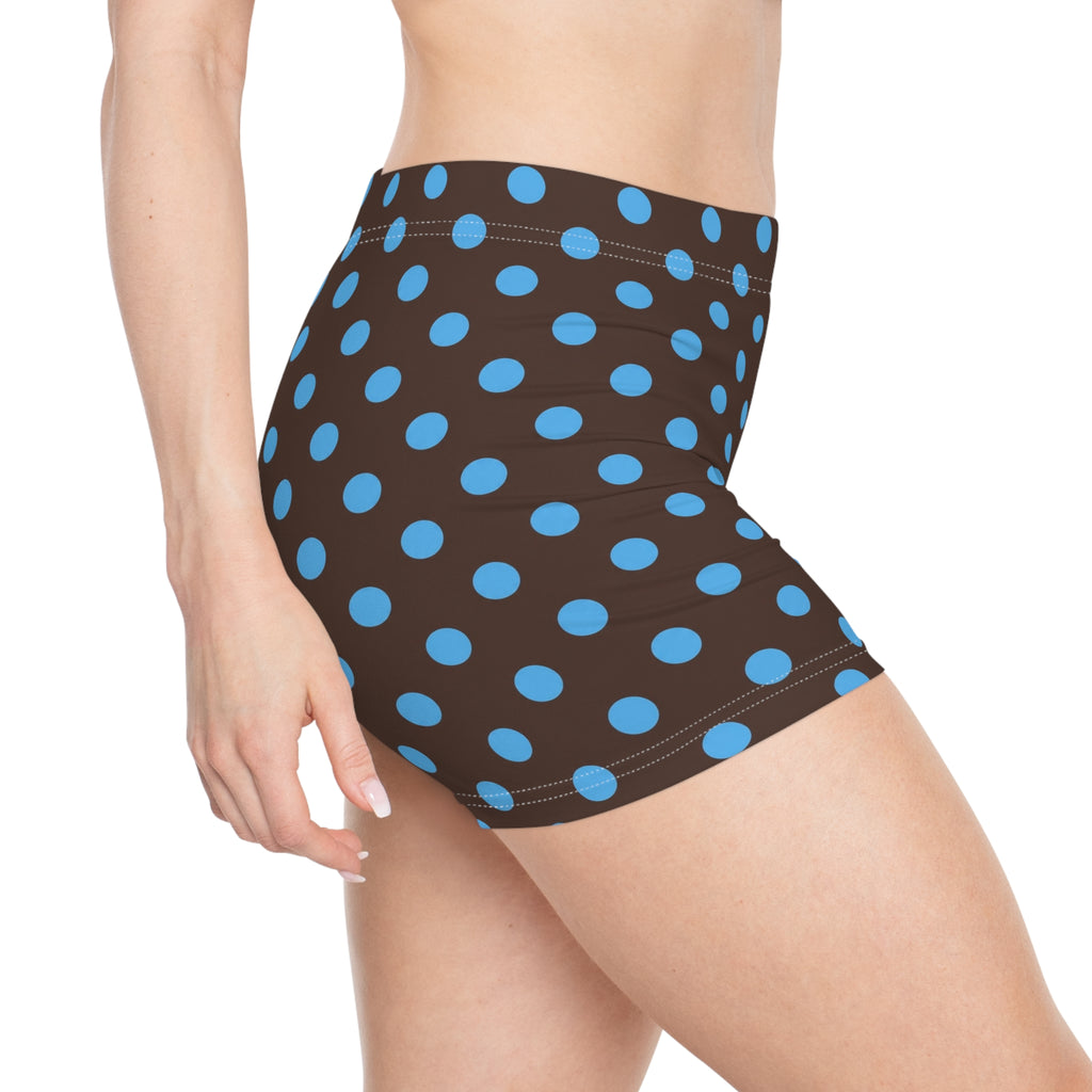 Sea & Cocoa Polka Dot Mini Shorts