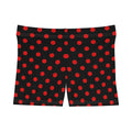 Black Widow Polka Dot Mini Shorts