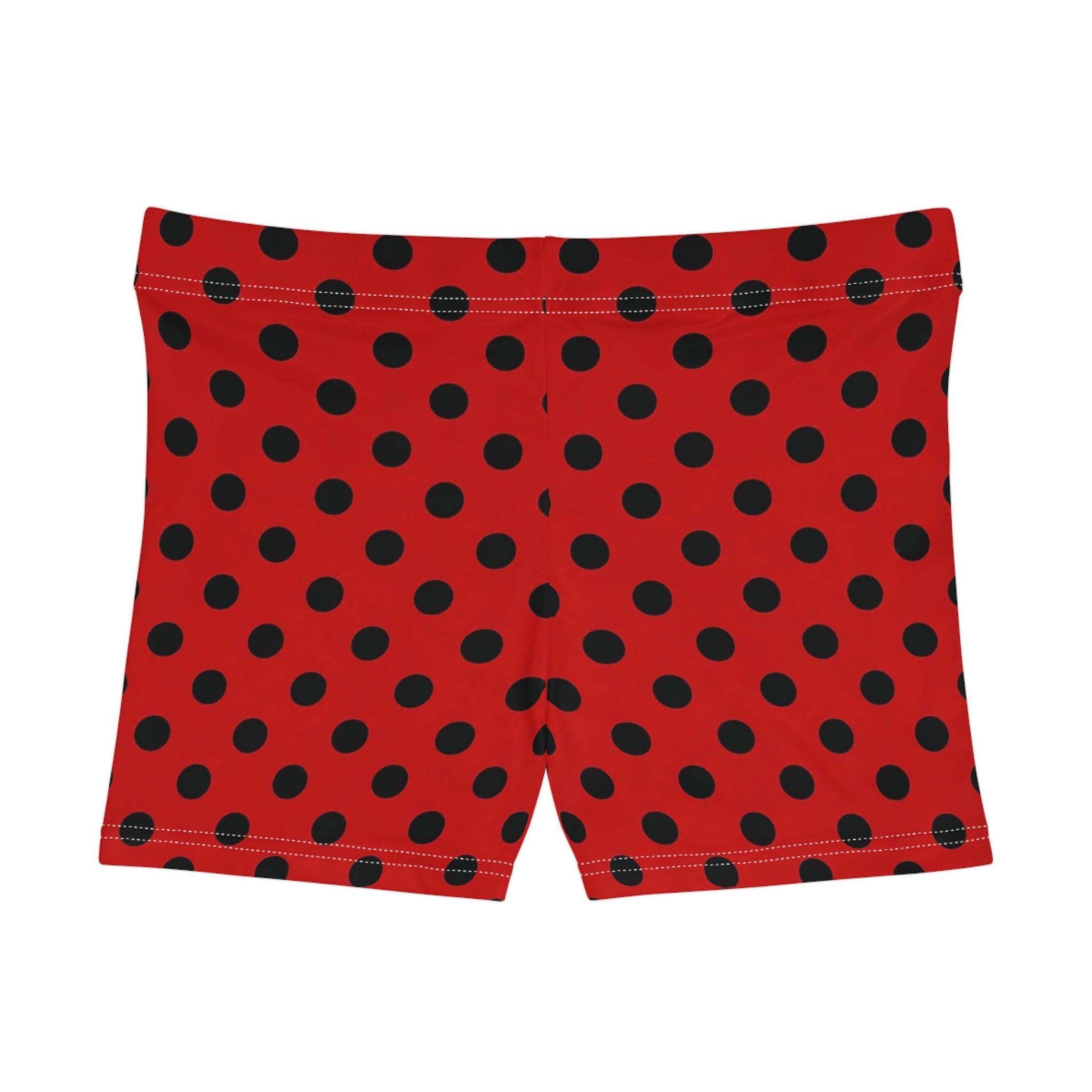 Ladybug Polka Dot Mini Shorts