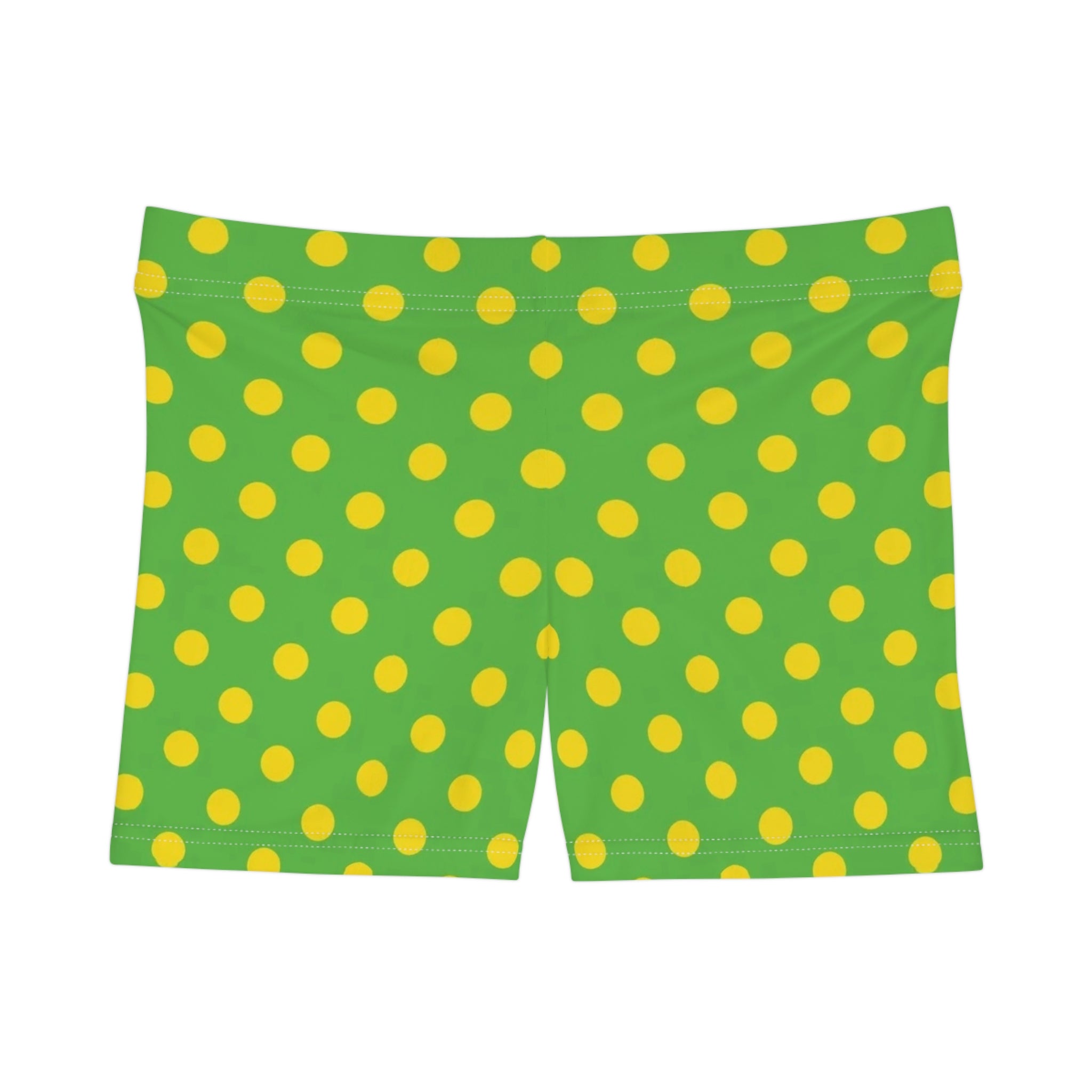 Lemon Belle Polka Dot Mini Shorts