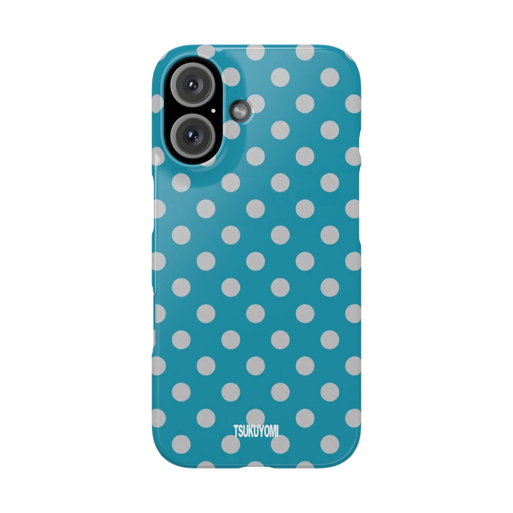 Blue Grotto Polka Dot Phone Case