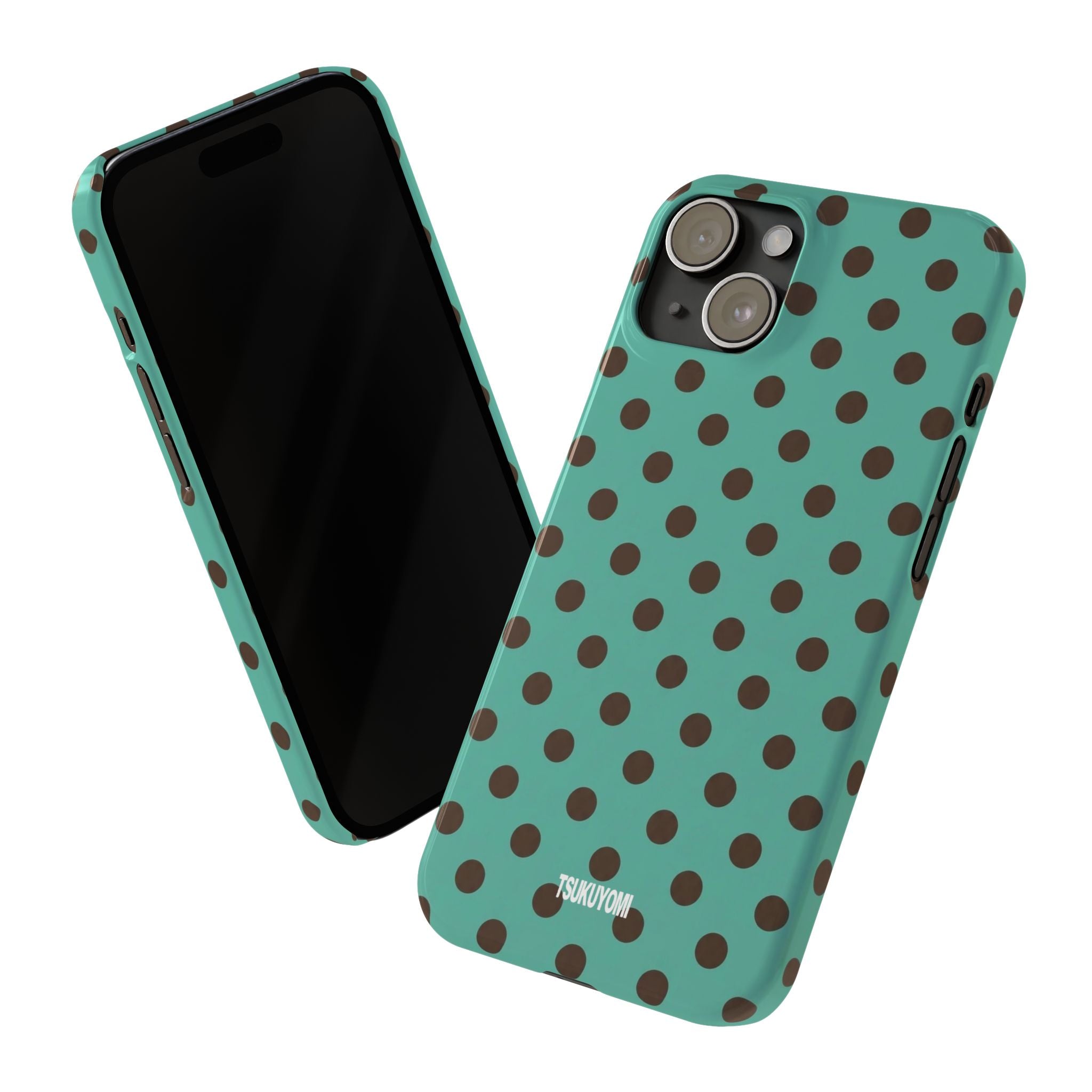 Palm Espresso Polka Dot Phone Case