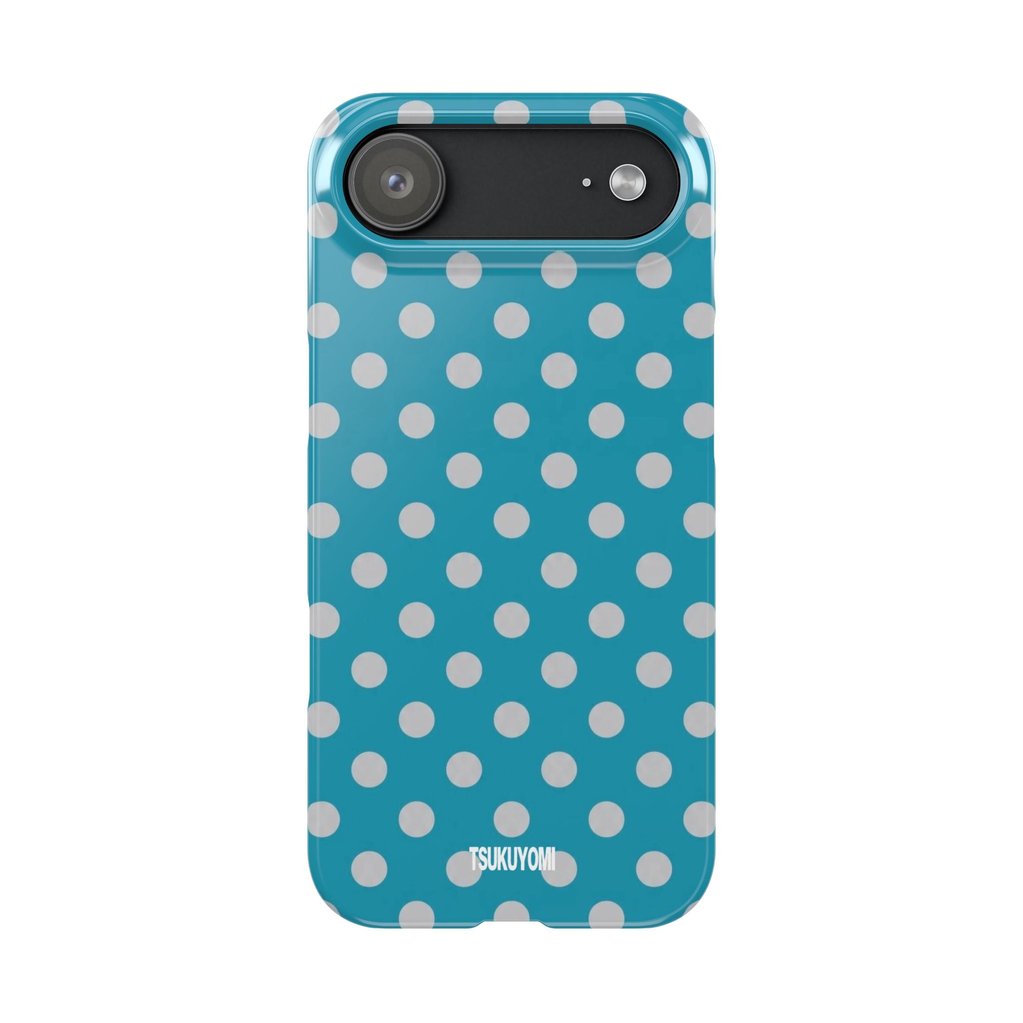 Blue Grotto Polka Dot Phone Case