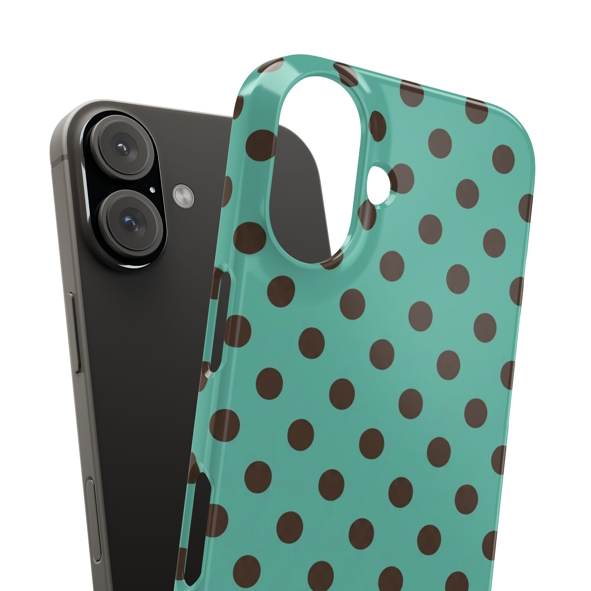 Palm Espresso Polka Dot Phone Case