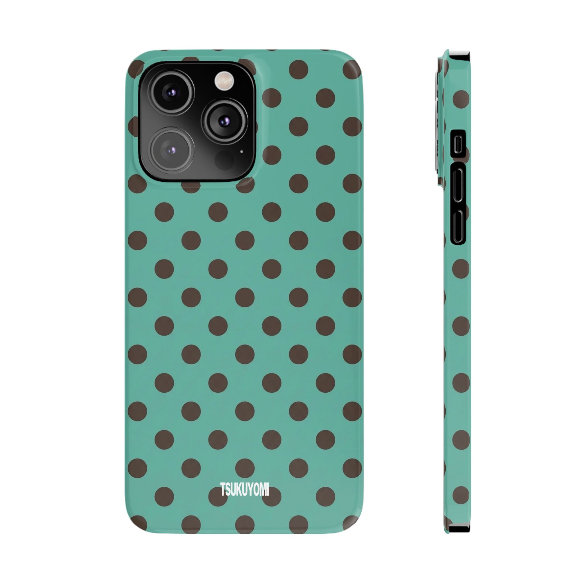 Palm Espresso Polka Dot Phone Case