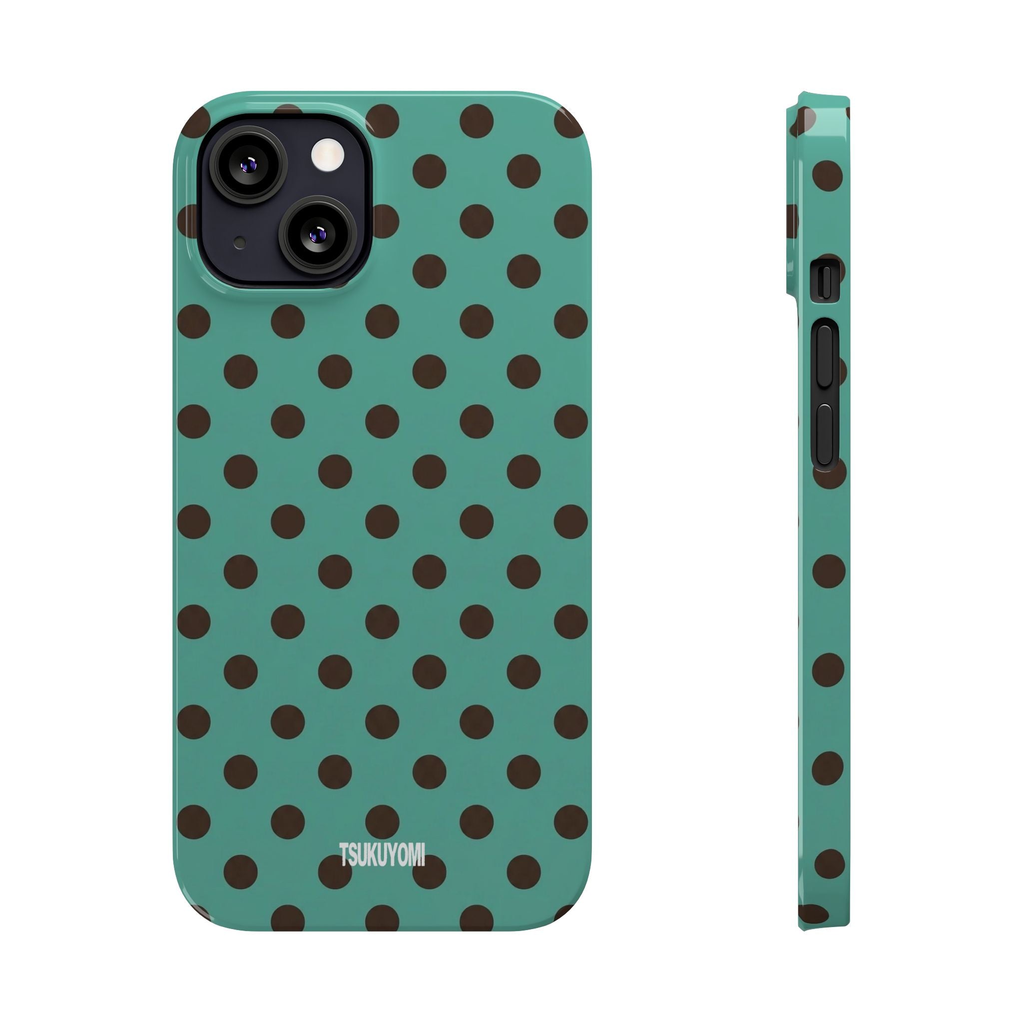 Palm Espresso Polka Dot Phone Case