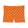 Peach Bonbon Polka Dot Mini Shorts