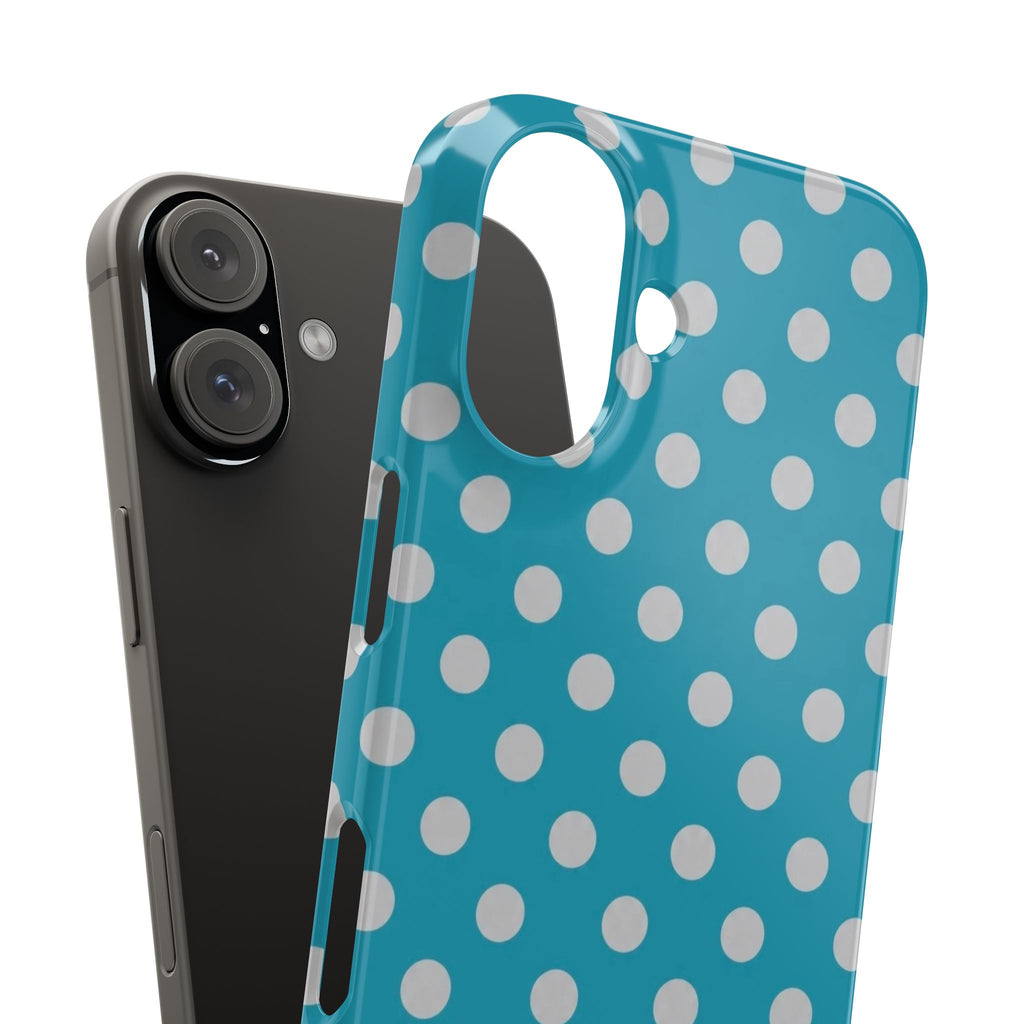 Blue Grotto Polka Dot Phone Case