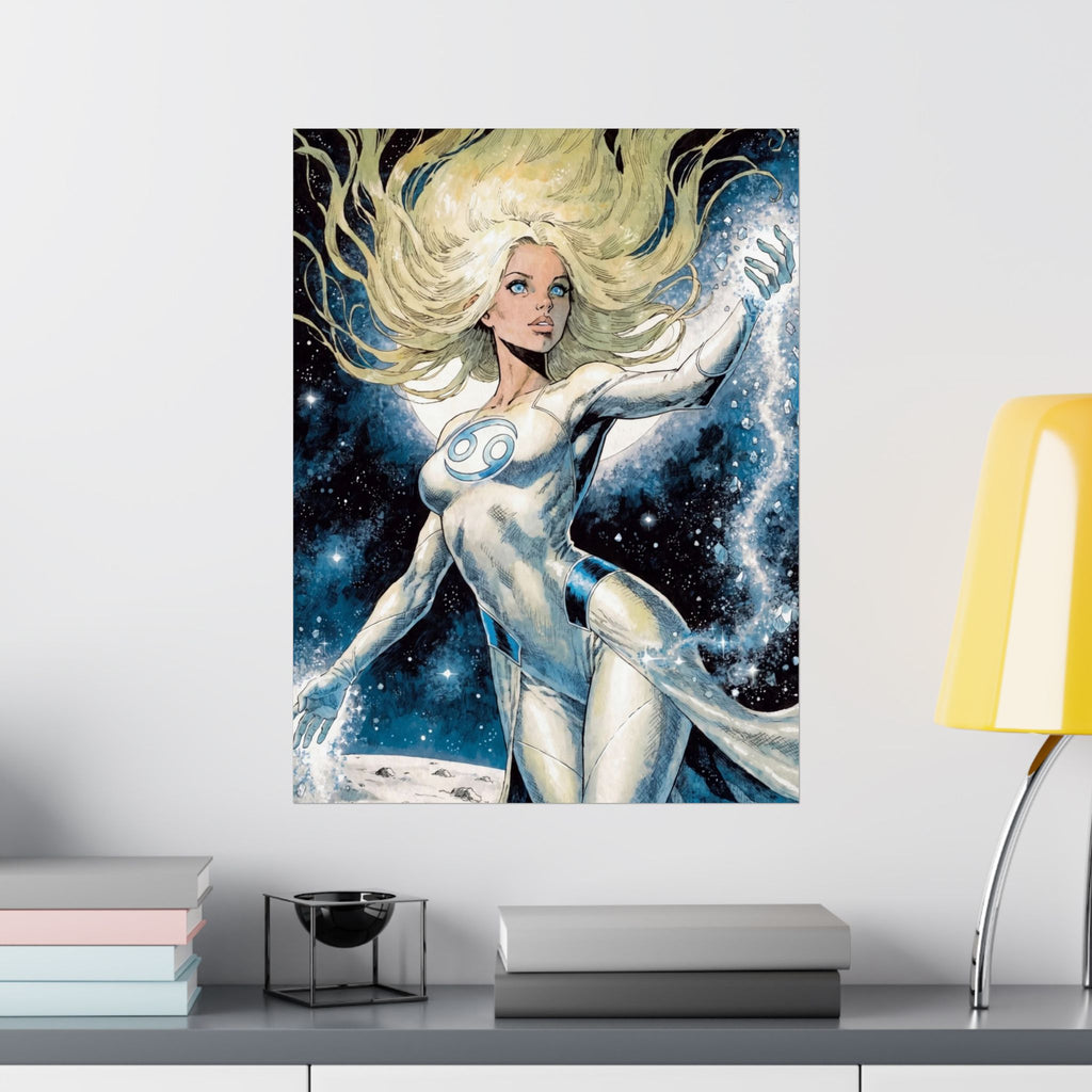 Cancer Superhero Art Print