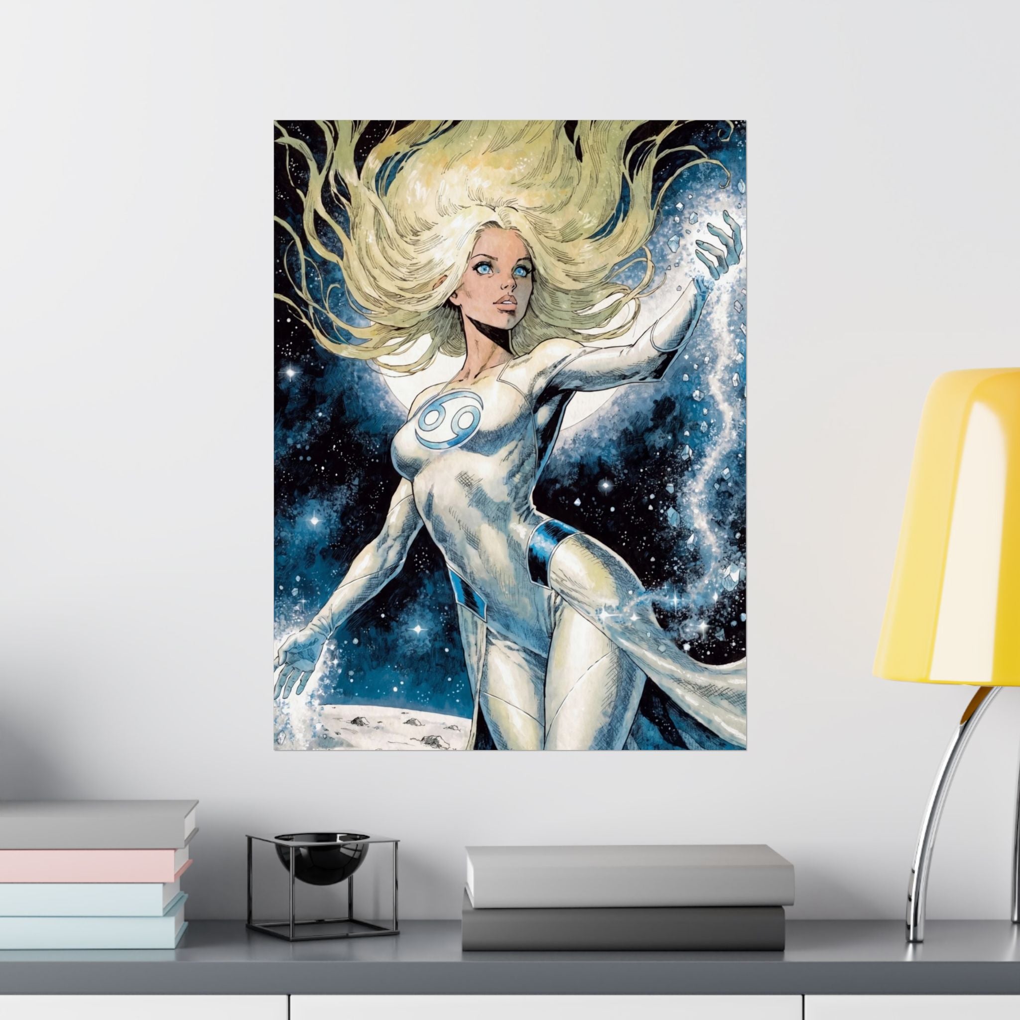 Cancer Superhero Art Print