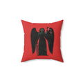 Libra Gothic Pillow | Faux Suede Square Pillow