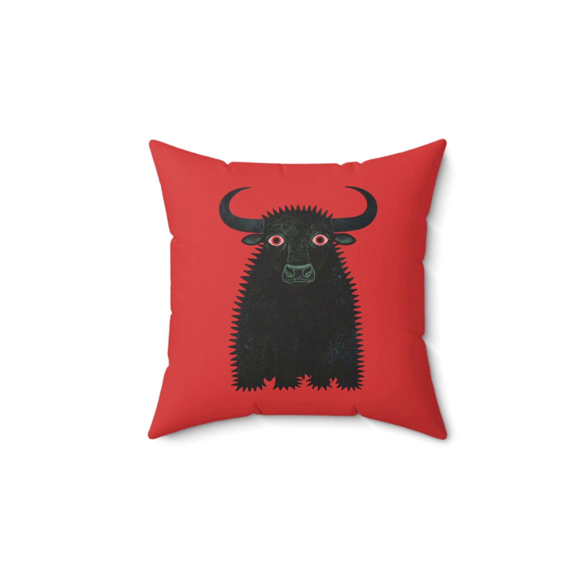 Taurus Gothic Pillow | Faux Suede Square Pillow
