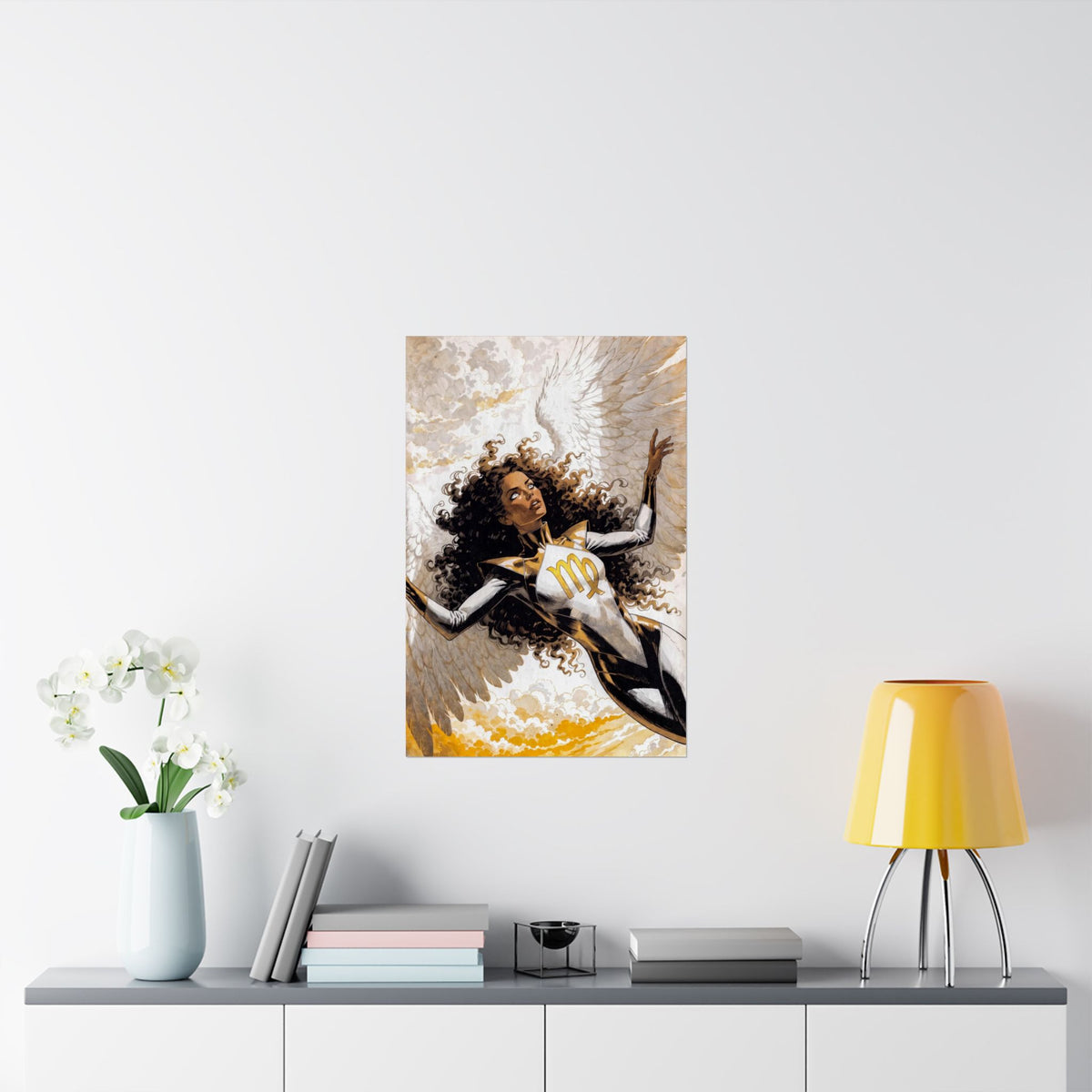 Virgo Superhero Art Print